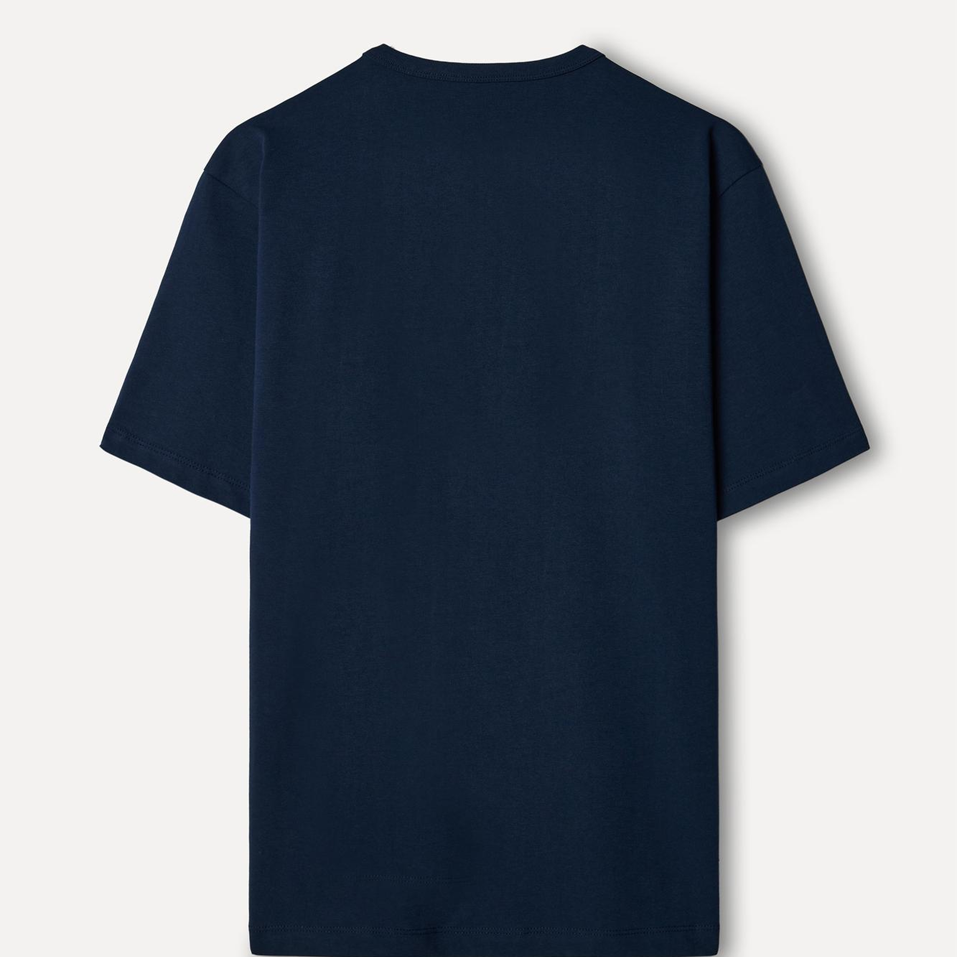 Erkek Lacivert Comfort Fit Bisiklet Yaka T-Shirt