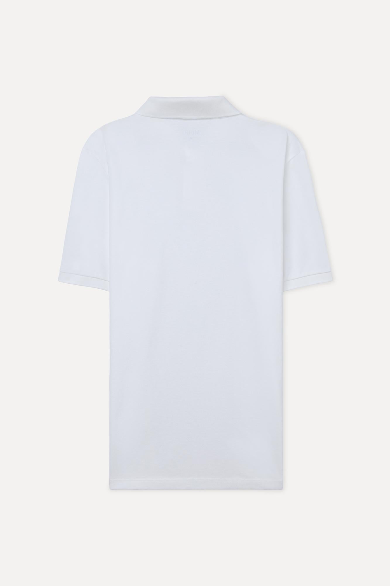 Erkek Beyaz Polo Yaka T-Shirt