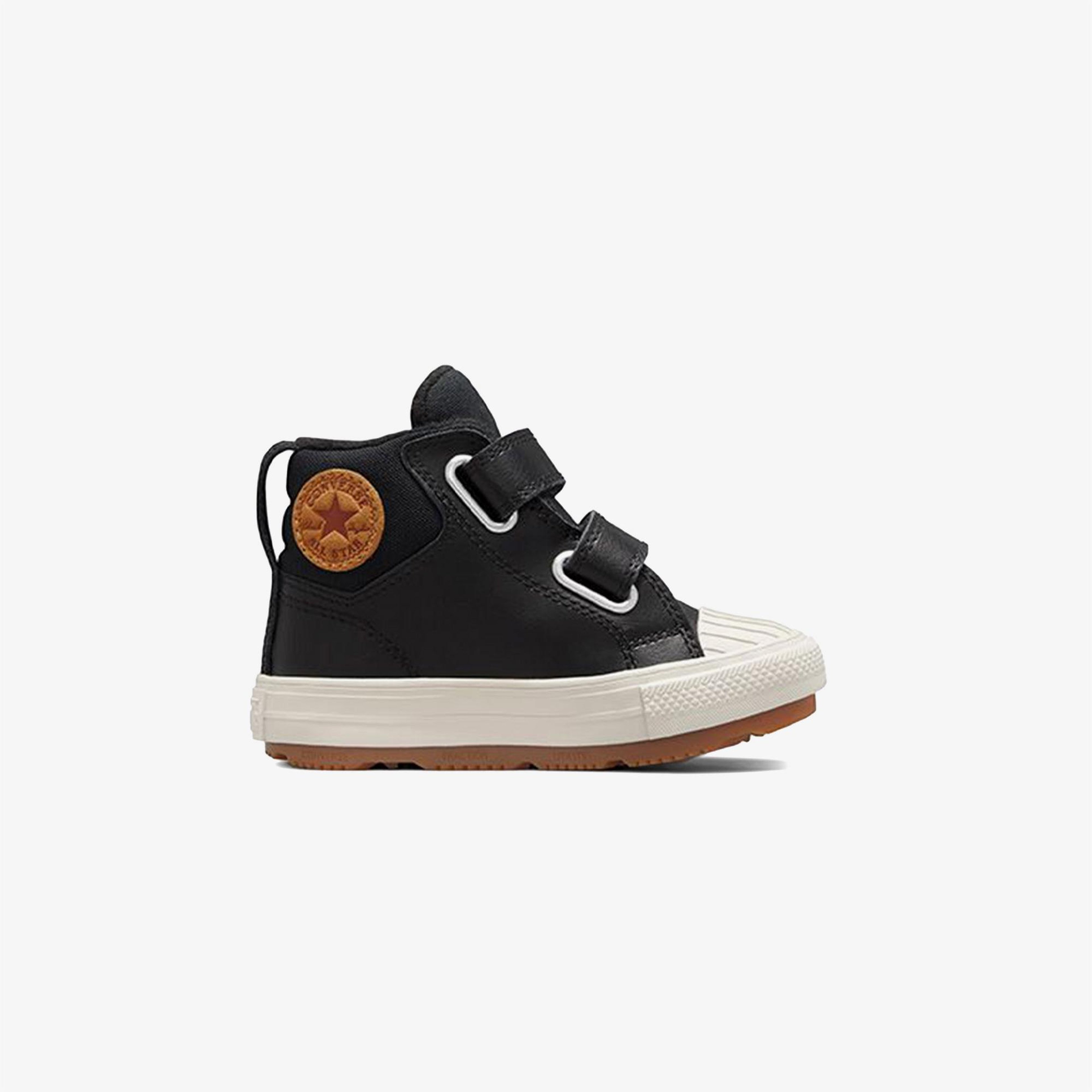 Converse Chuck Taylor All Star Berkshire Çocuk Siyah Deri Bot