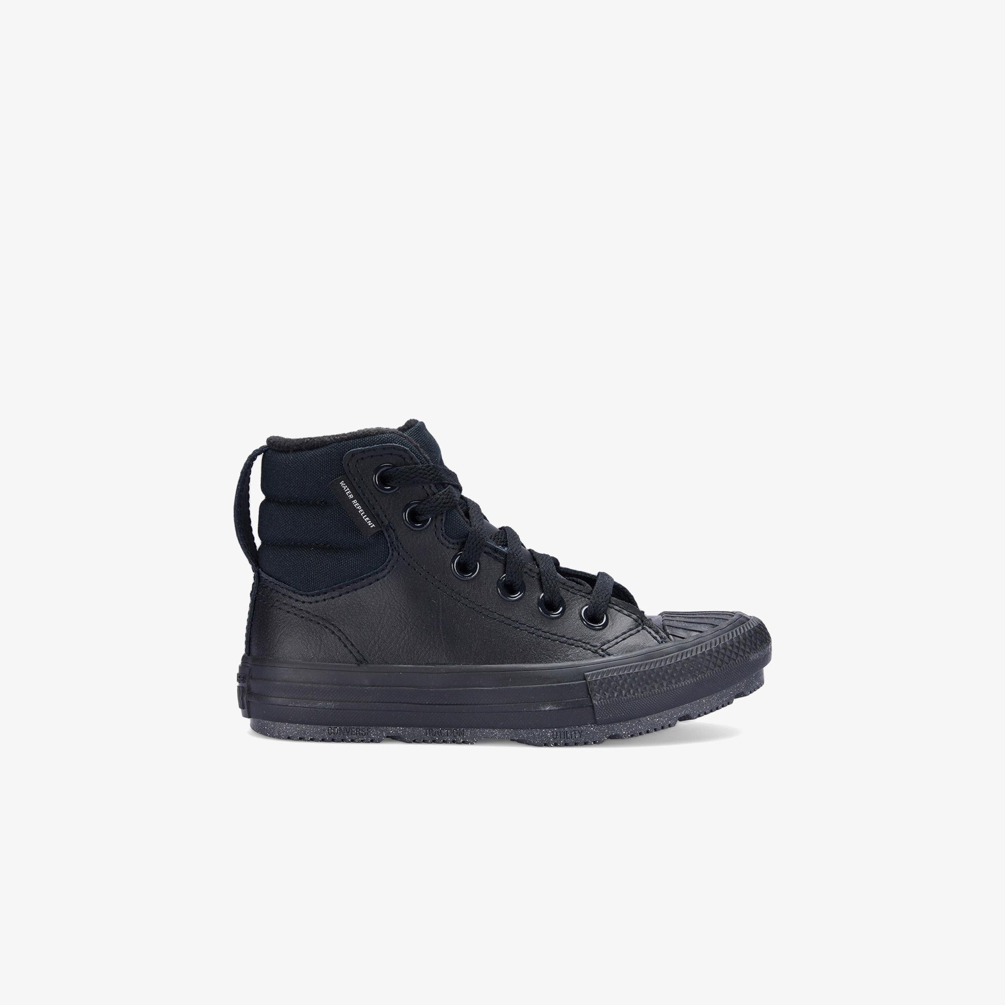 Converse Chuck Taylor All Star Berkshire Çocuk Siyah Deri Bot