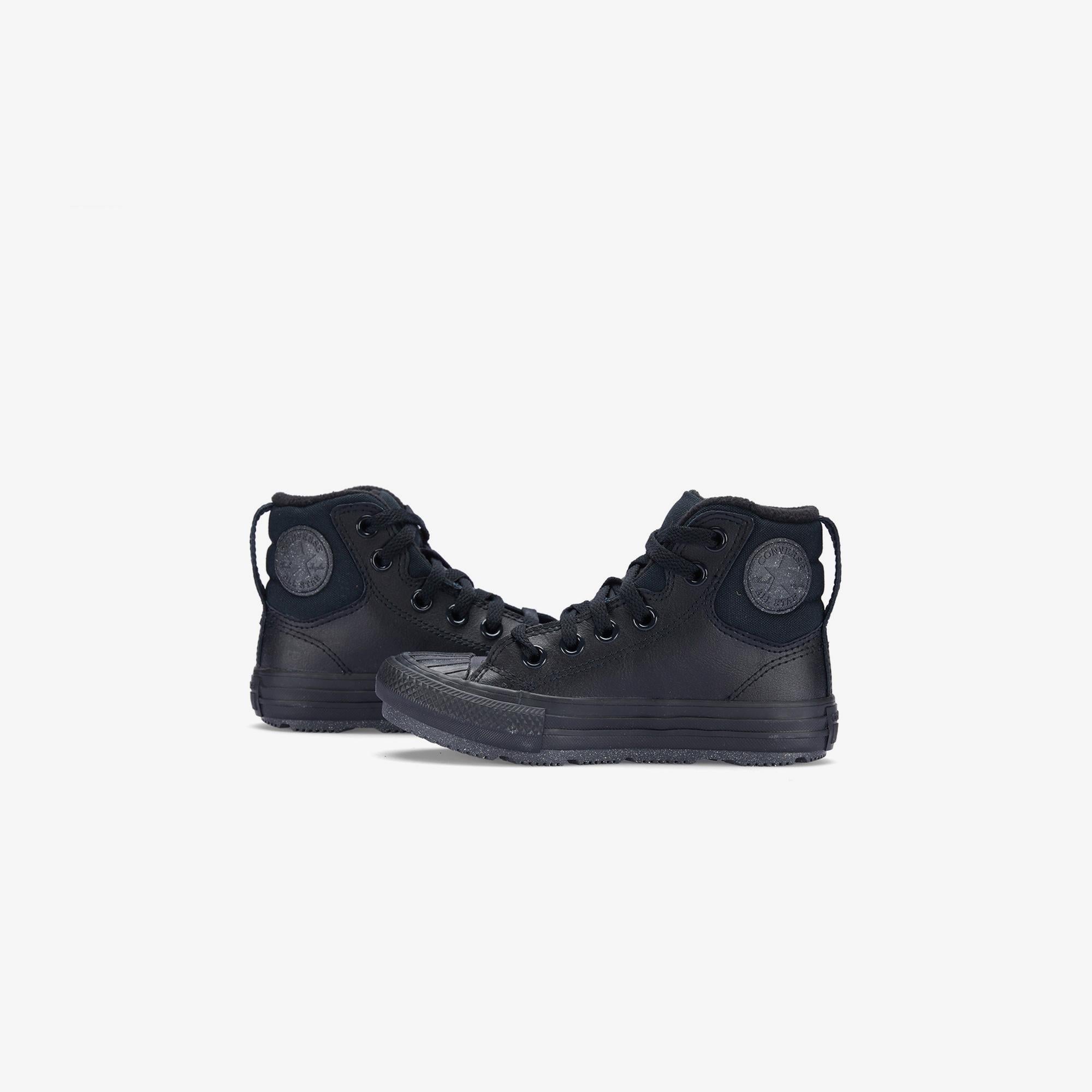 Converse Chuck Taylor All Star Berkshire Çocuk Siyah Deri Bot