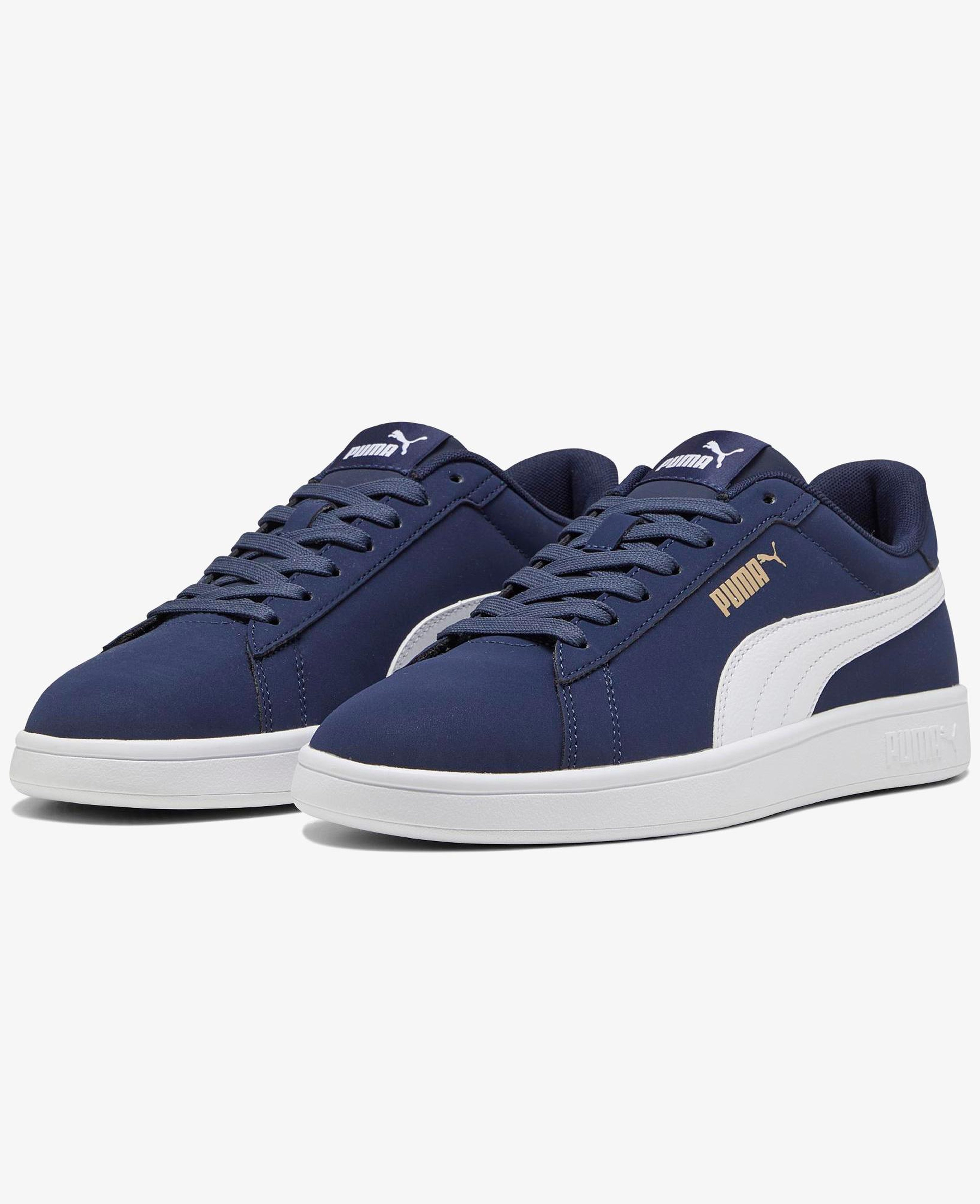 Puma  Smash 3.0 Buck Erkek Lacivert Spor Ayakkabı