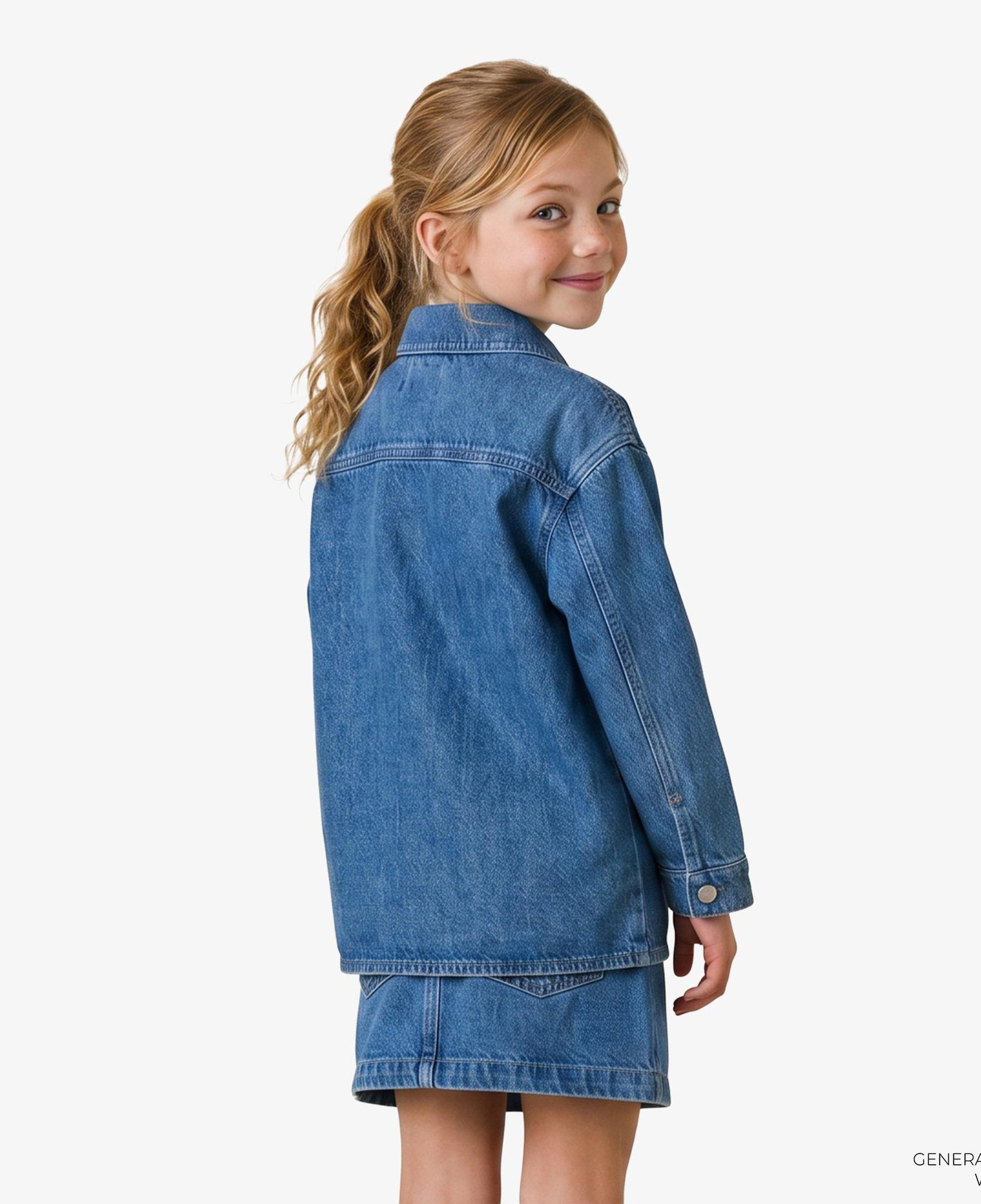Burberry Denim Çocuk Mavi Mont