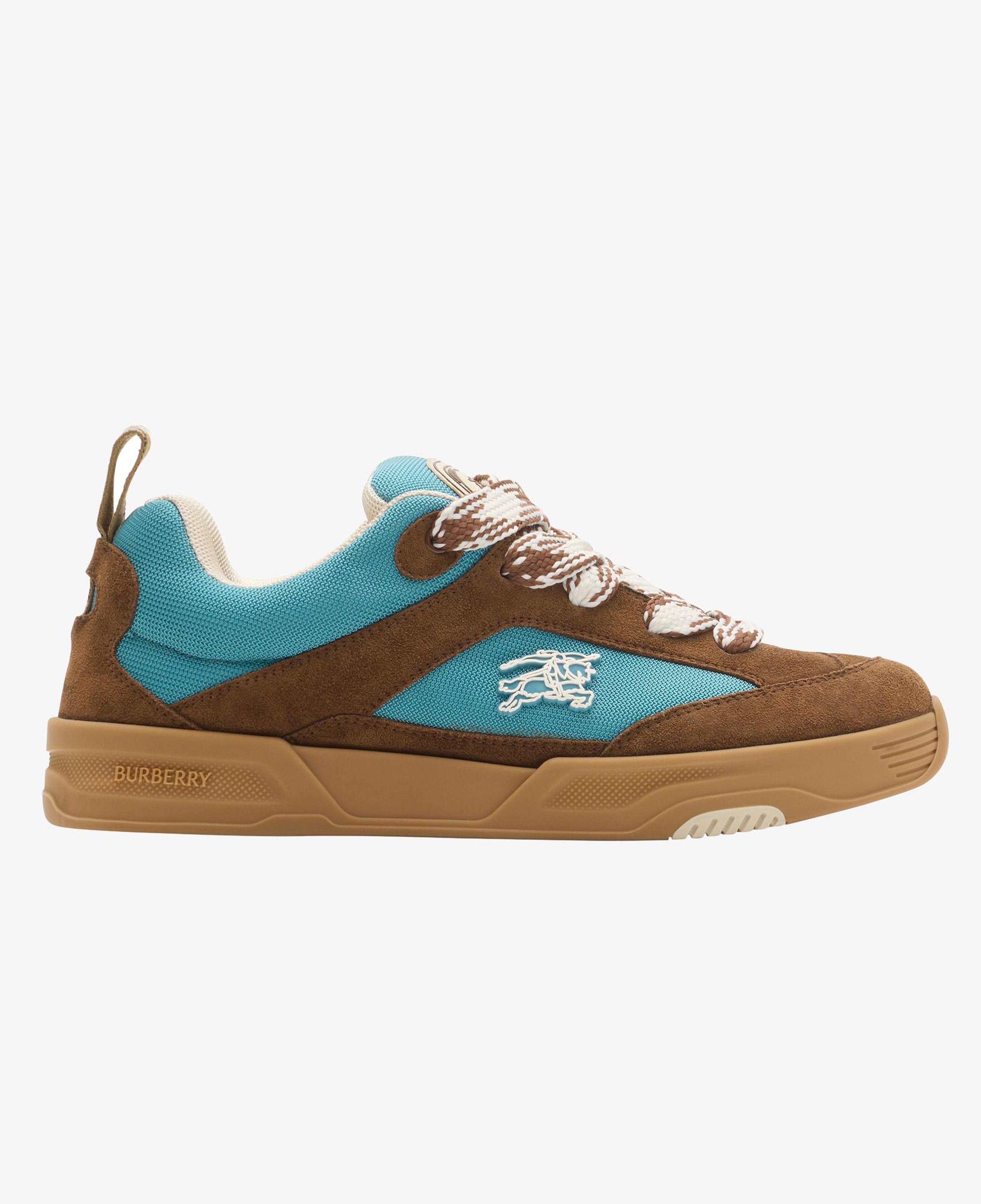 Burberry Suede And Mesh Arc Erkek Kahverengi Sneaker