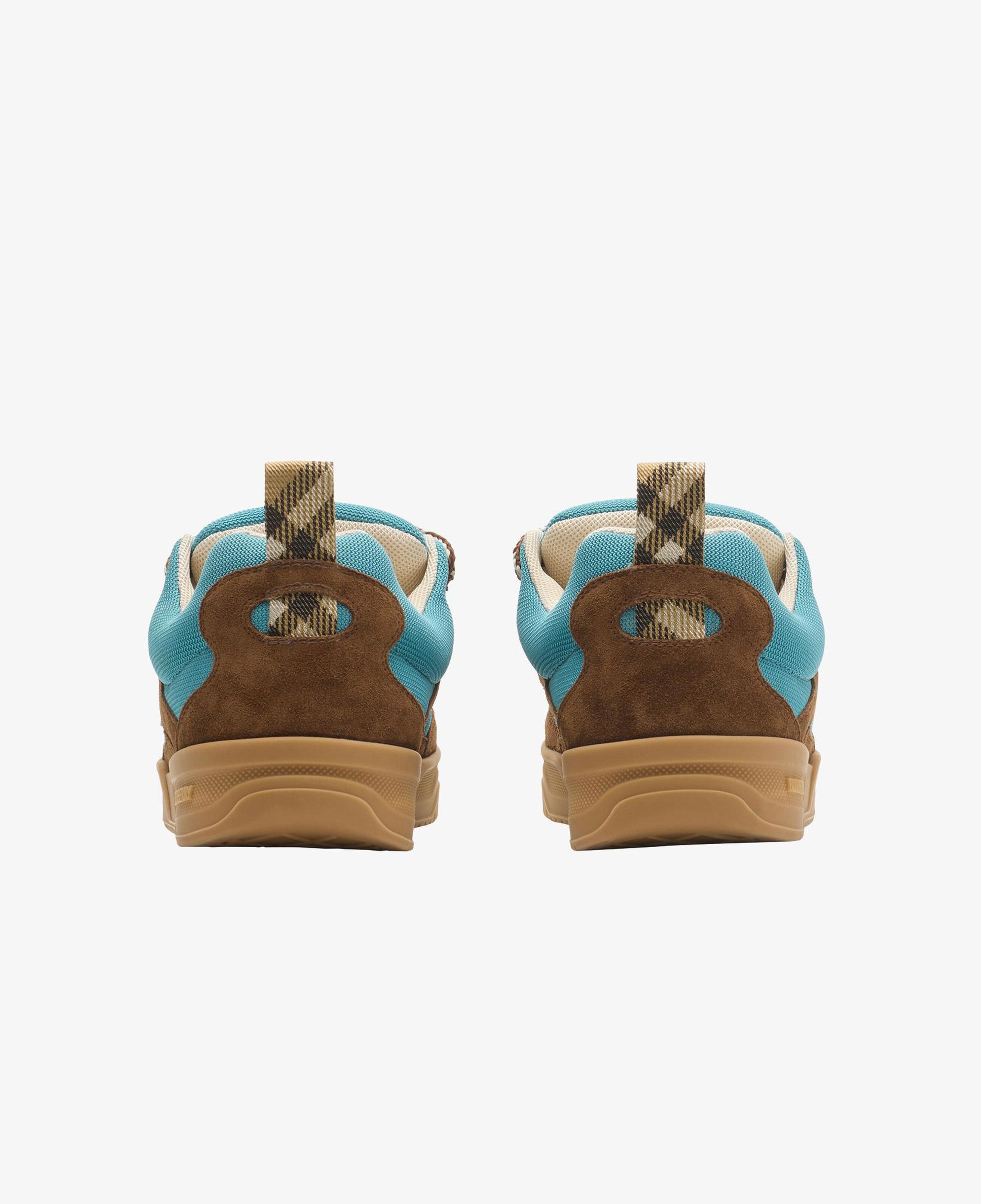 Burberry Suede And Mesh Arc Erkek Kahverengi Sneaker