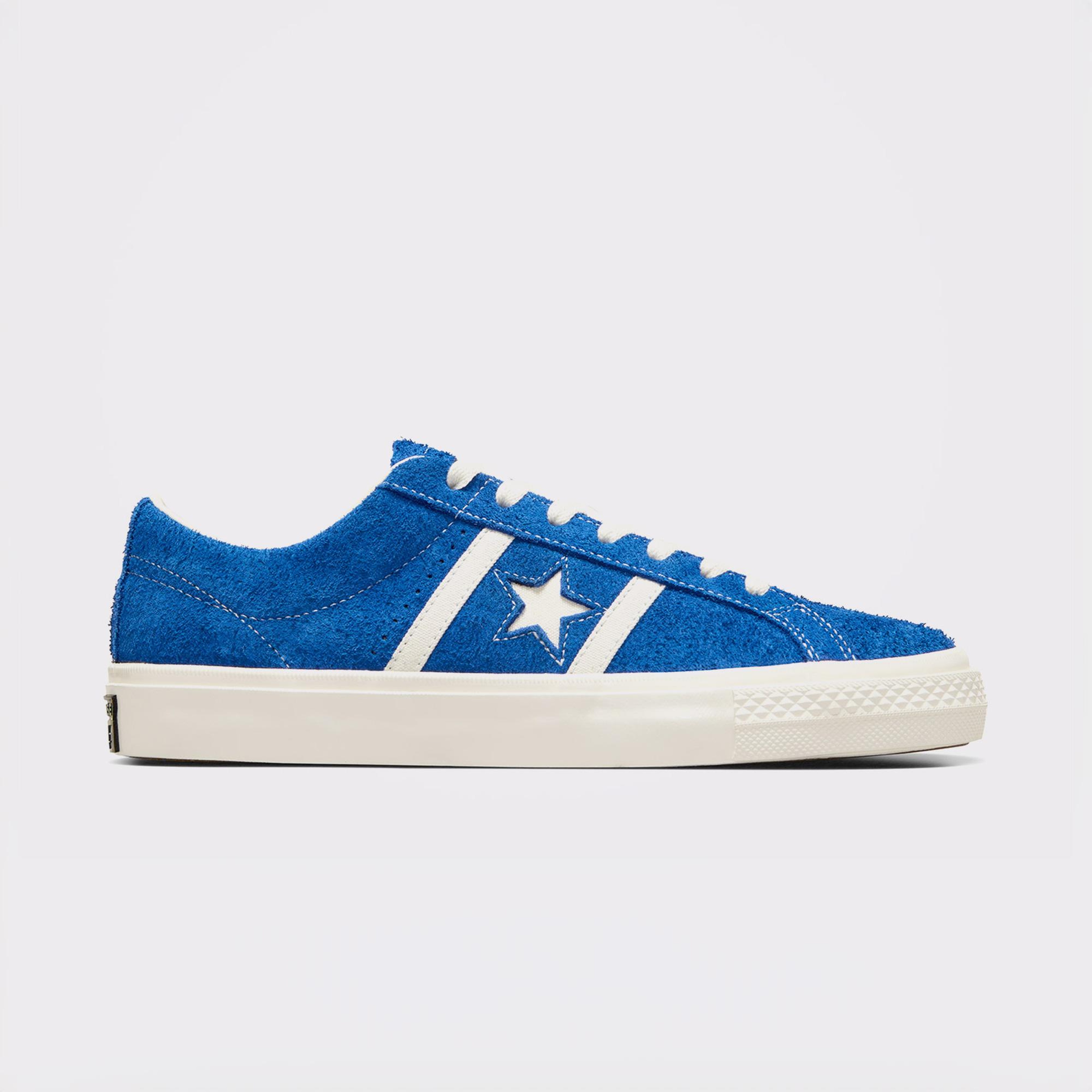 Converse One Star Academy Pro Unisex Mavi Deri Sneaker