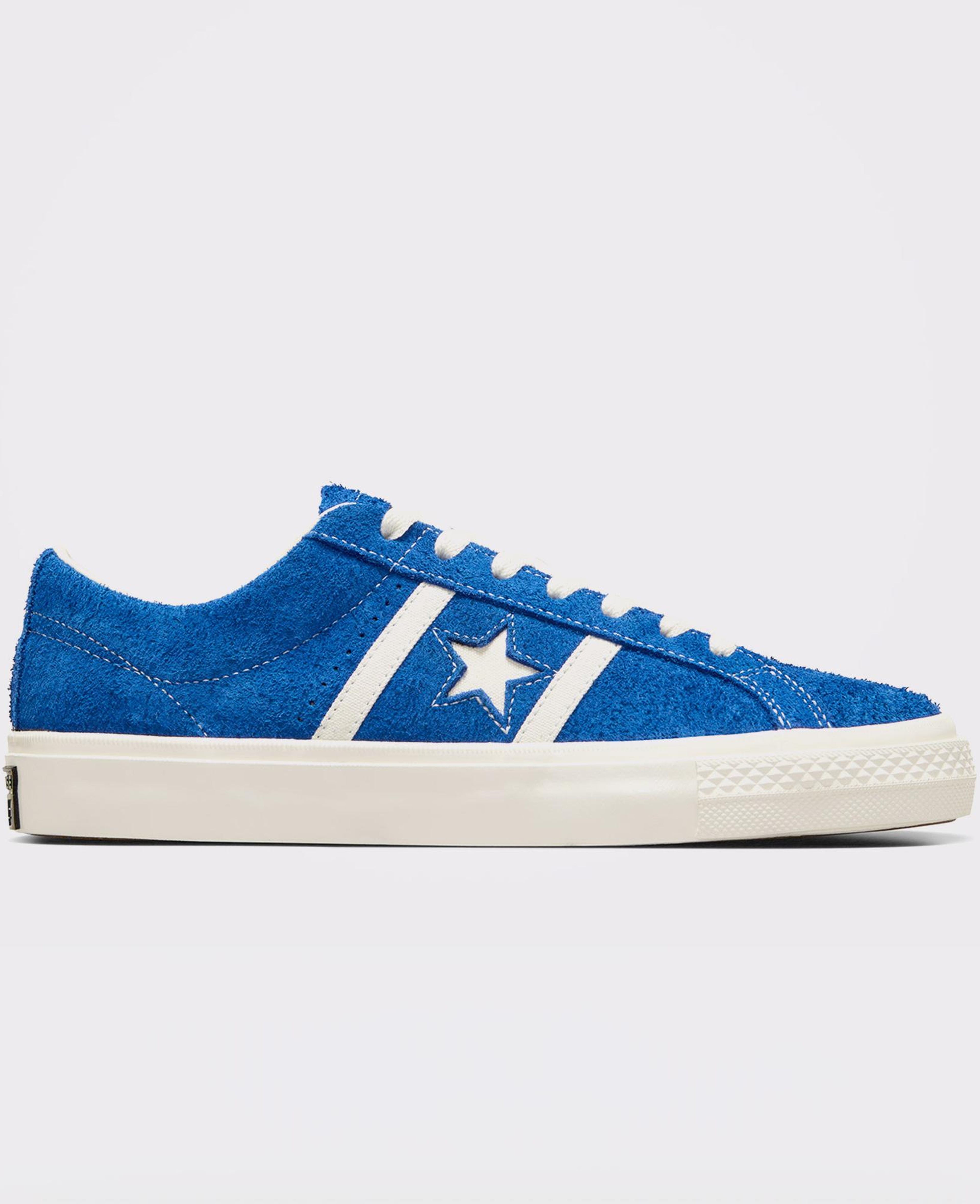 Converse One Star Academy Pro Unisex Mavi Deri Sneaker