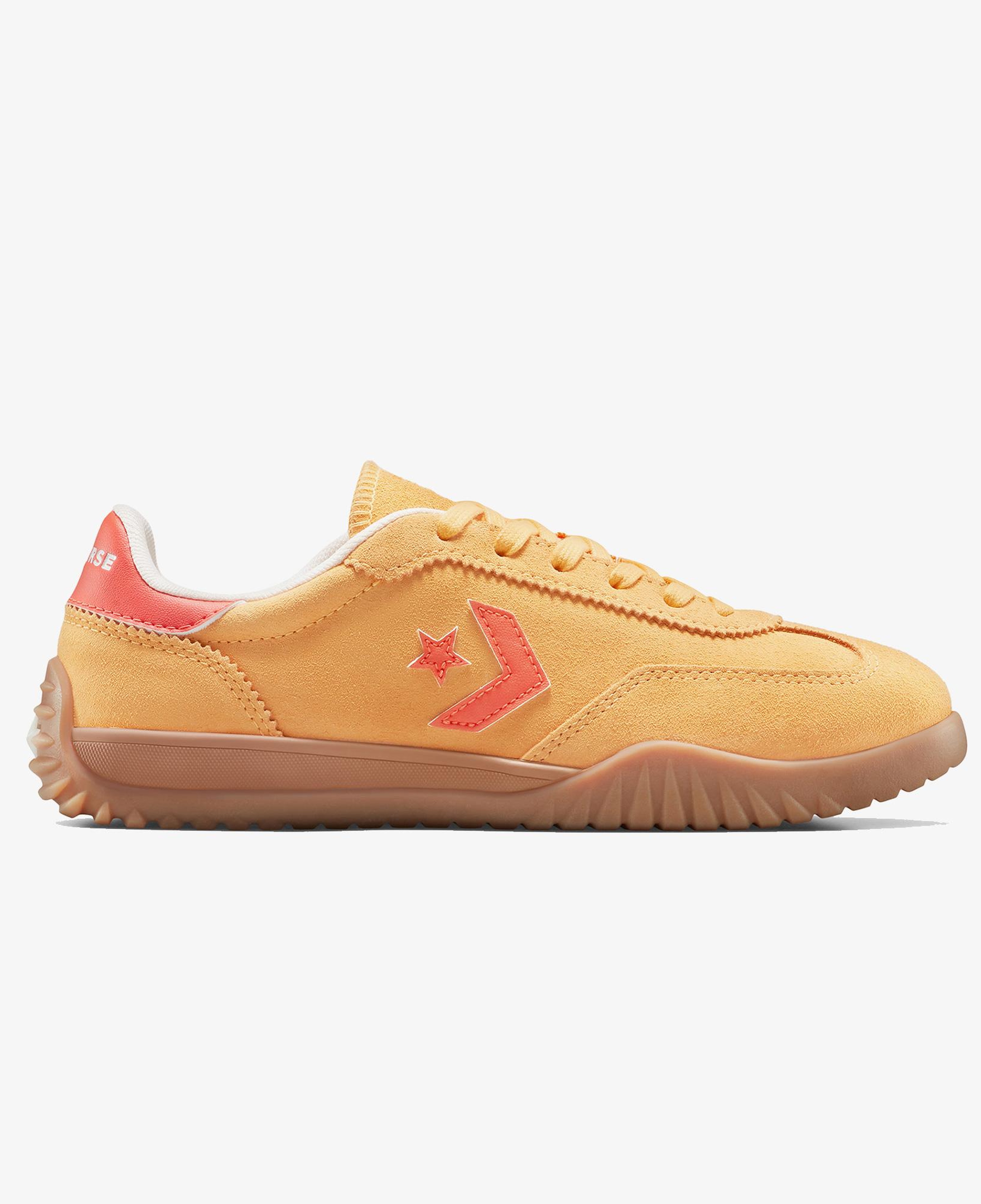 Converse Run Star Trainer Suede Unisex Turuncu Sneaker