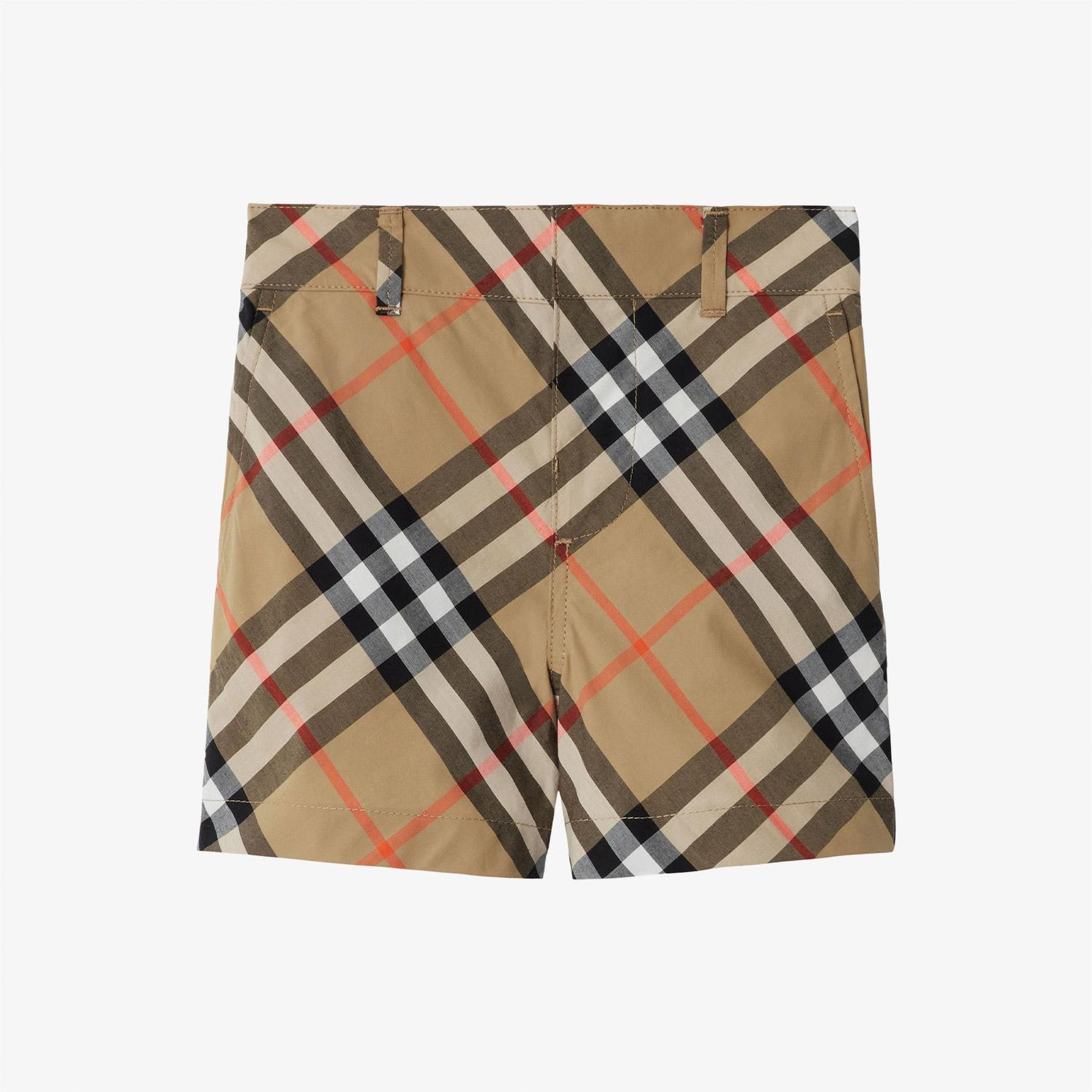 Burberry Check Pamuk Çocuk Bej Şort