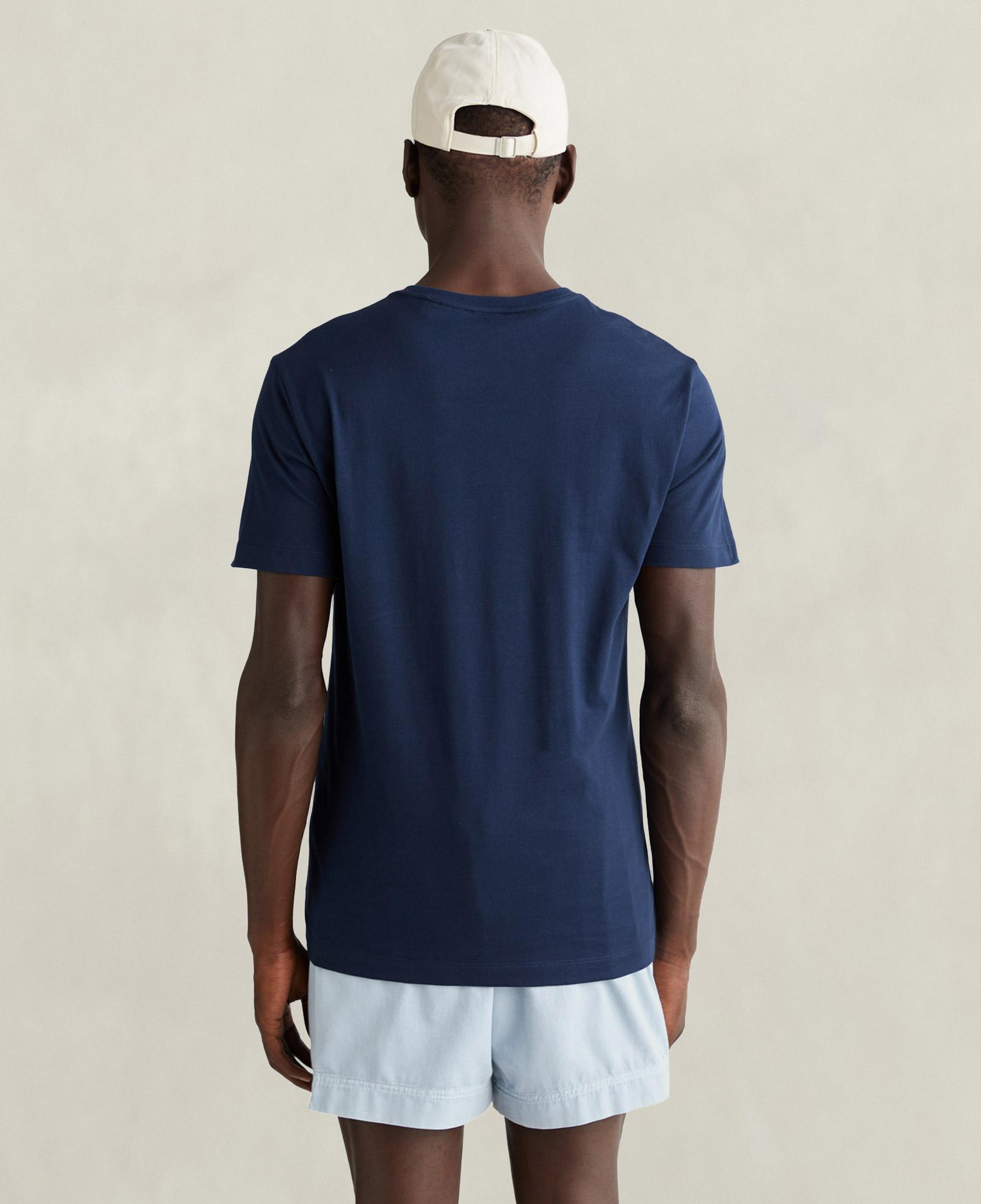 GANT Erkek Lacivert Kısa Kollu T-Shirt