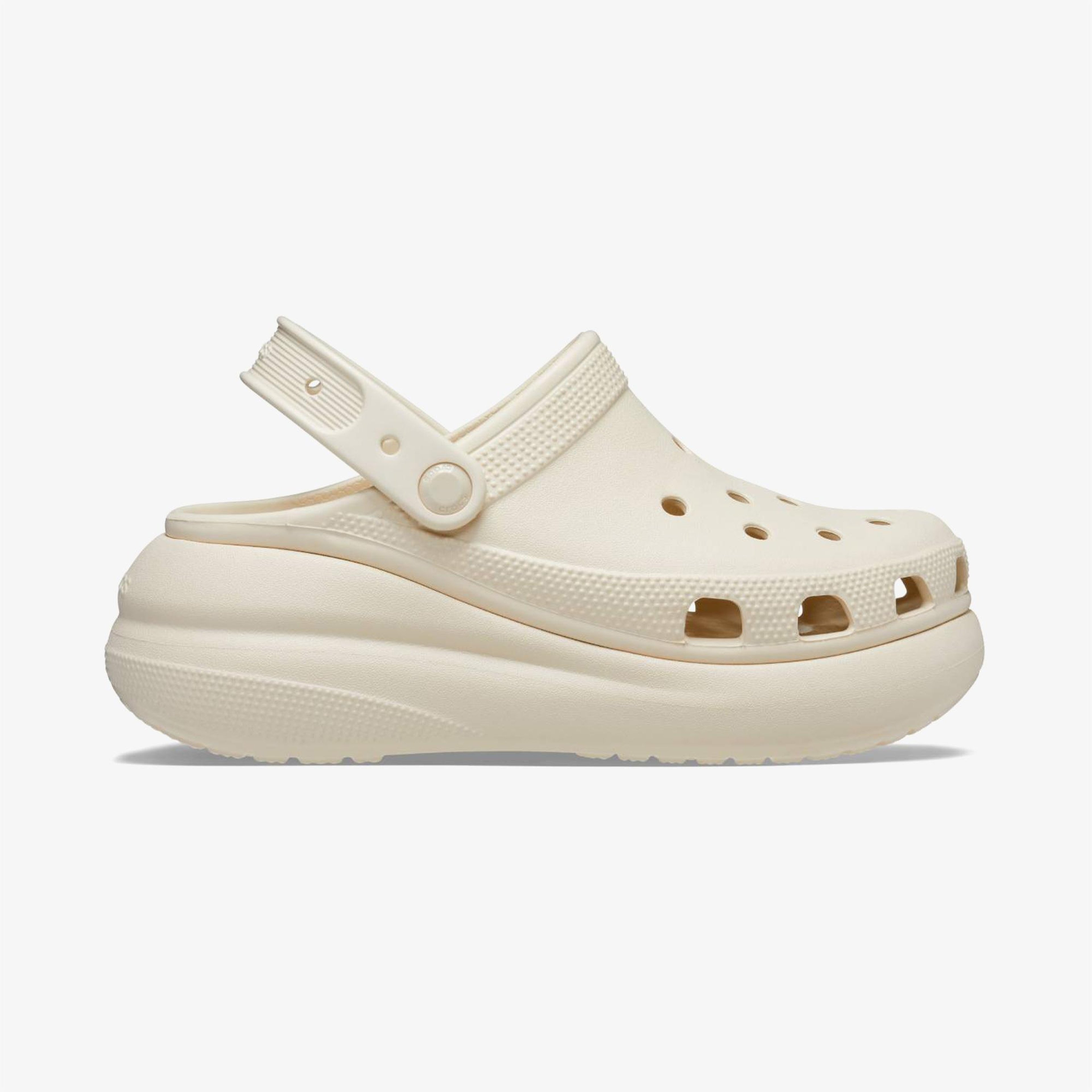 Crocs Classic Crush Kadın Krem Terlik