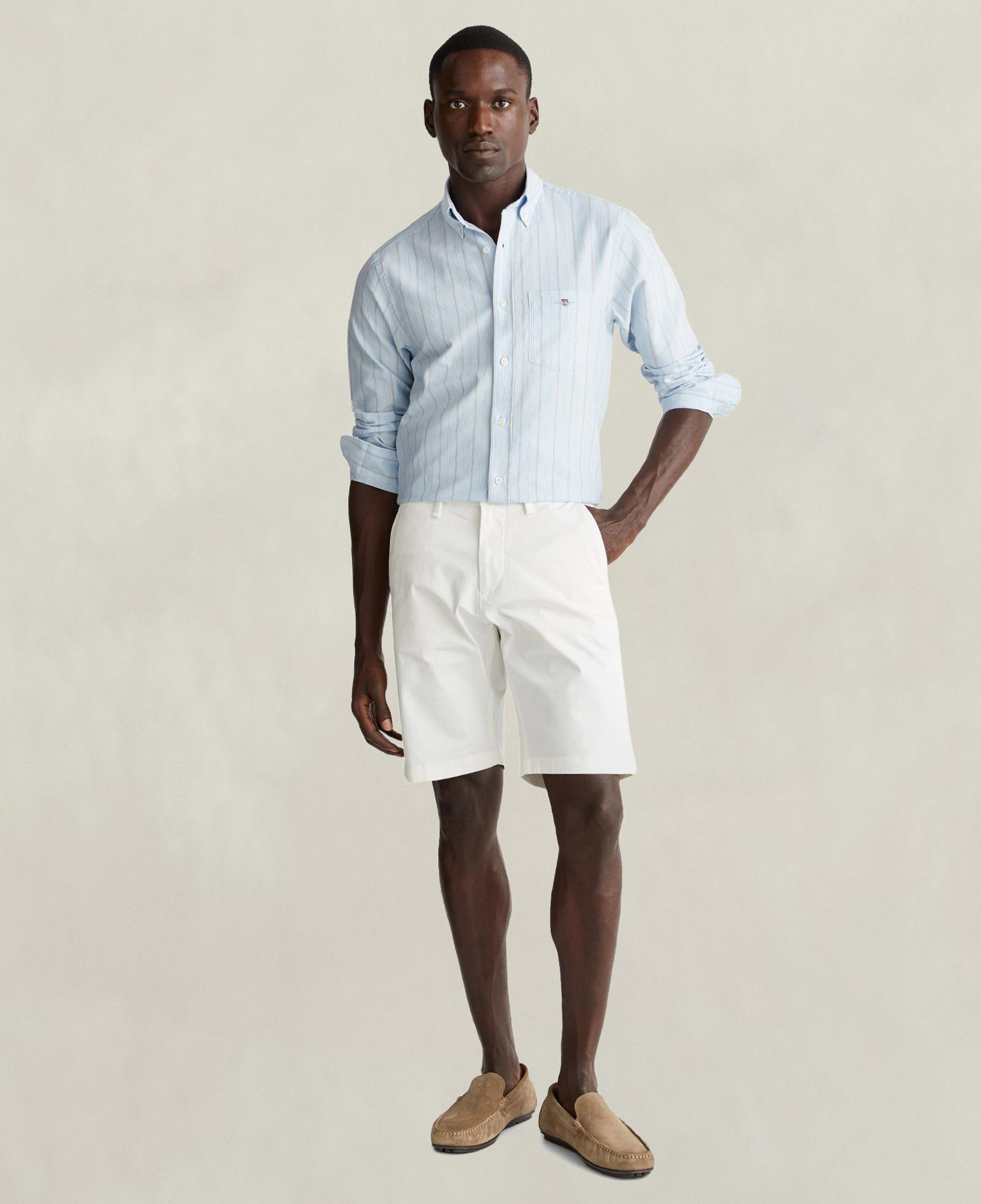 GANT Erkek Beyaz Relaxed Fit Chino Şort