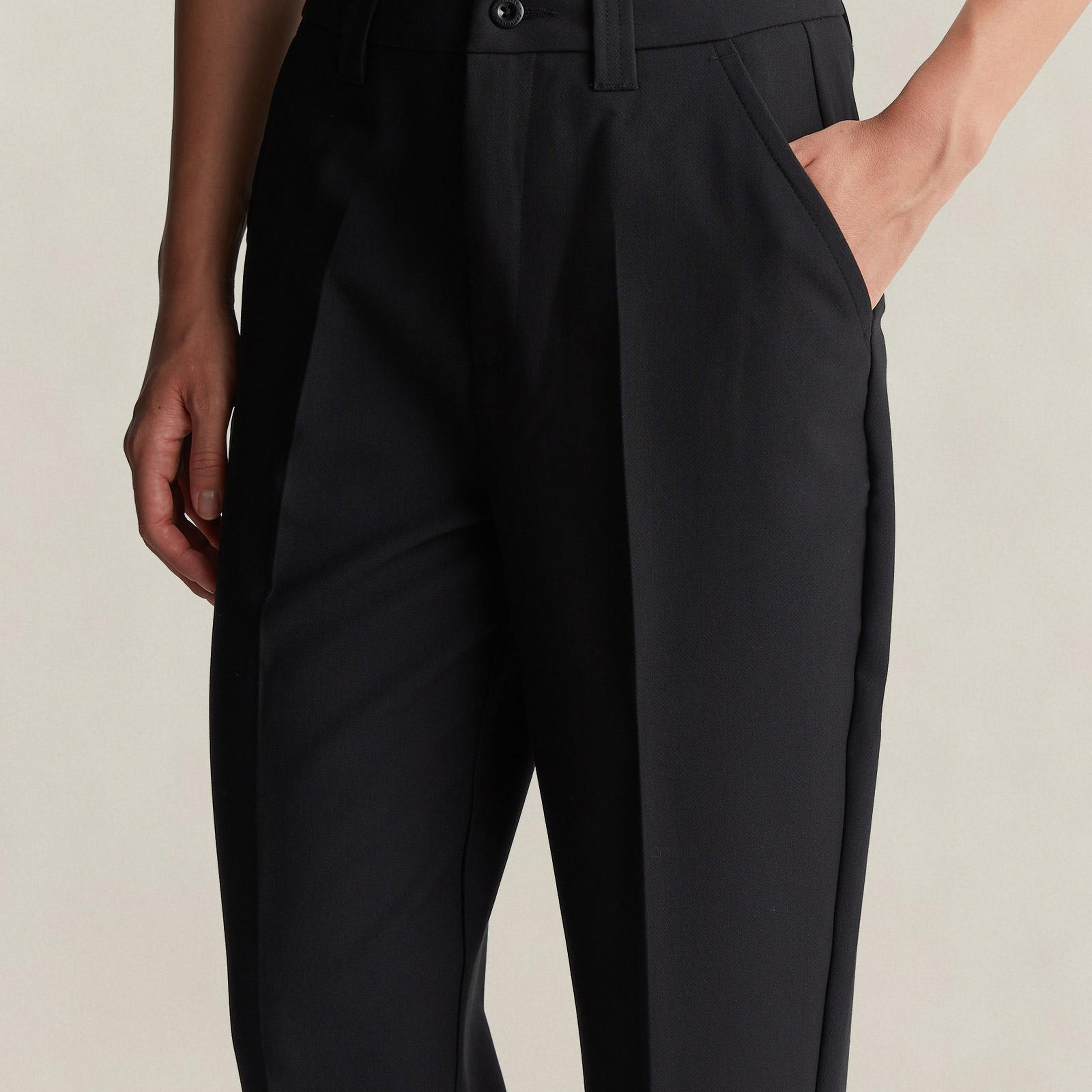 GANT Kadın Siyah Regular Fit Pantolon