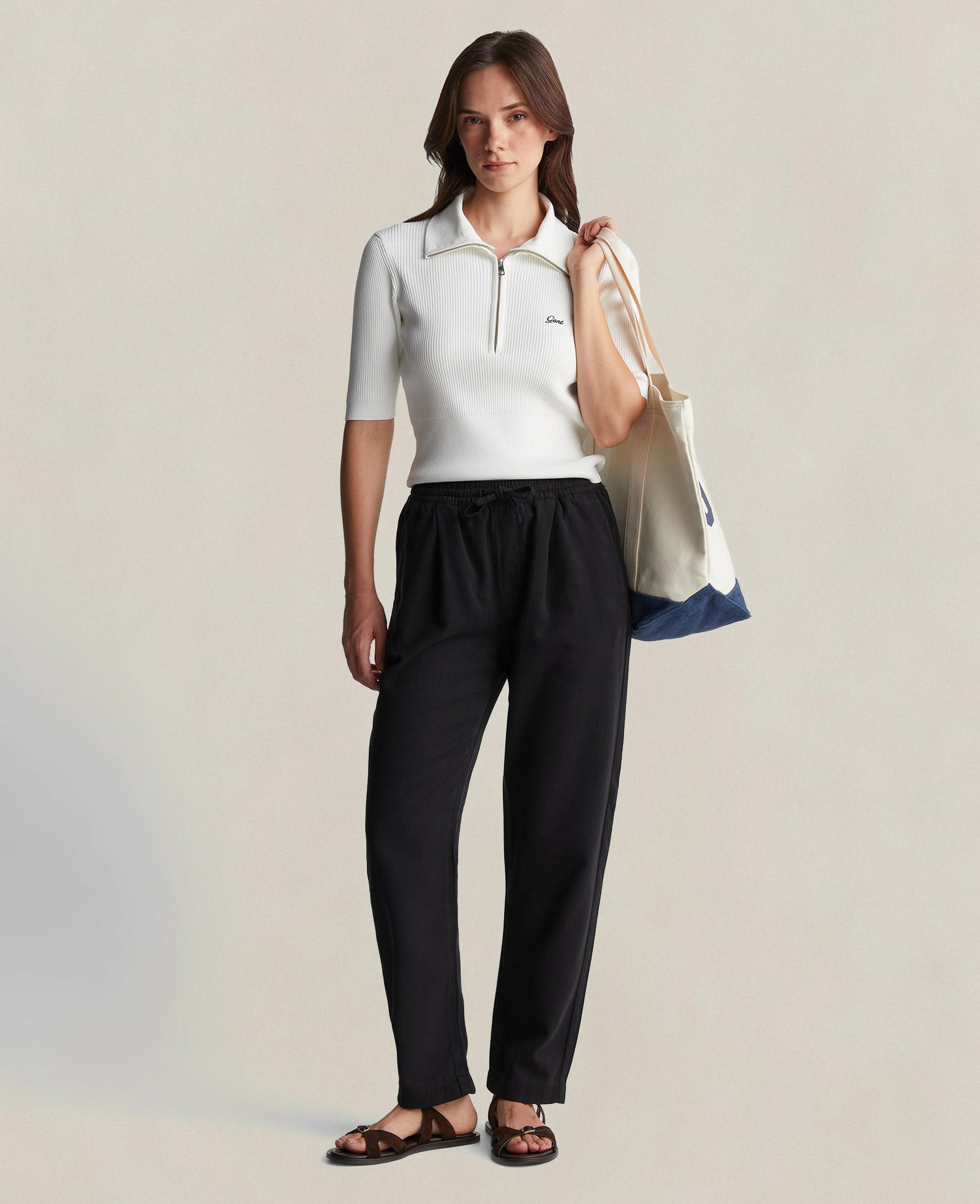 GANT Kadın Siyah Regular Fit Jogger Pantolon