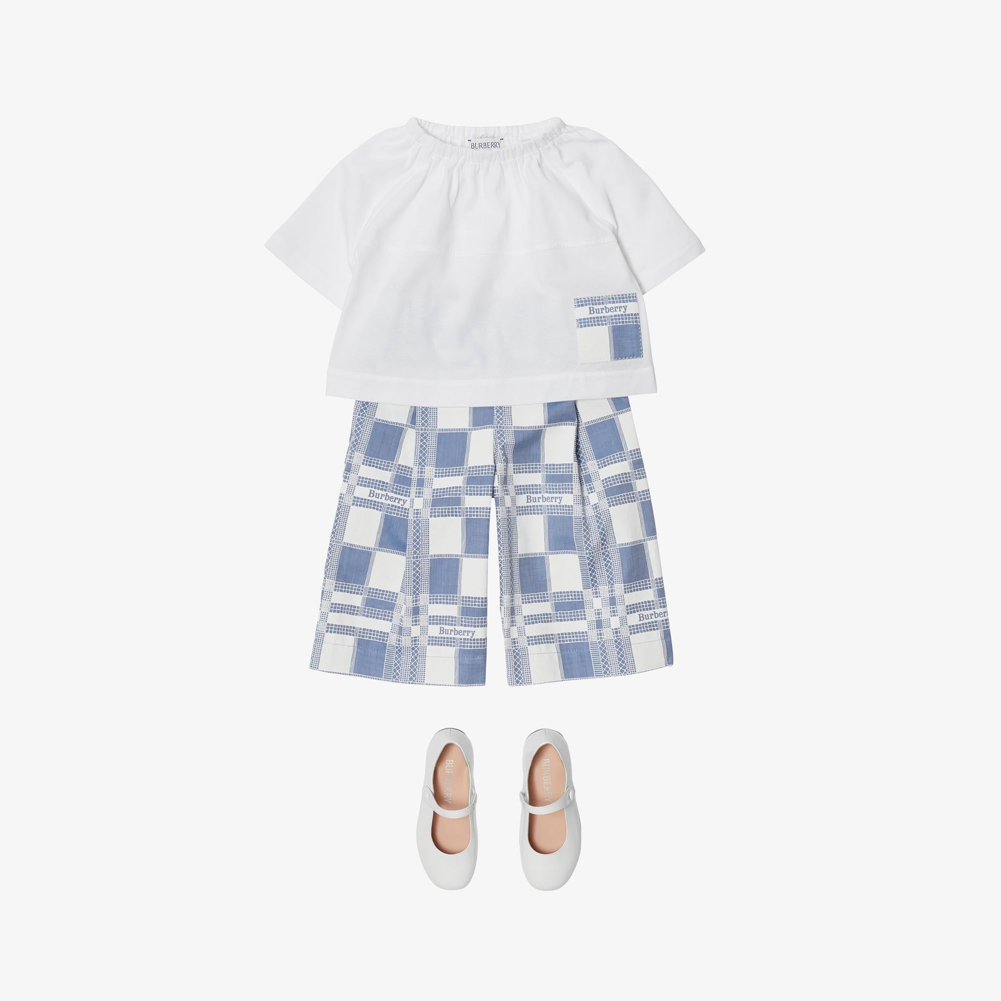 Burberry Çocuk Mavi Pantolon