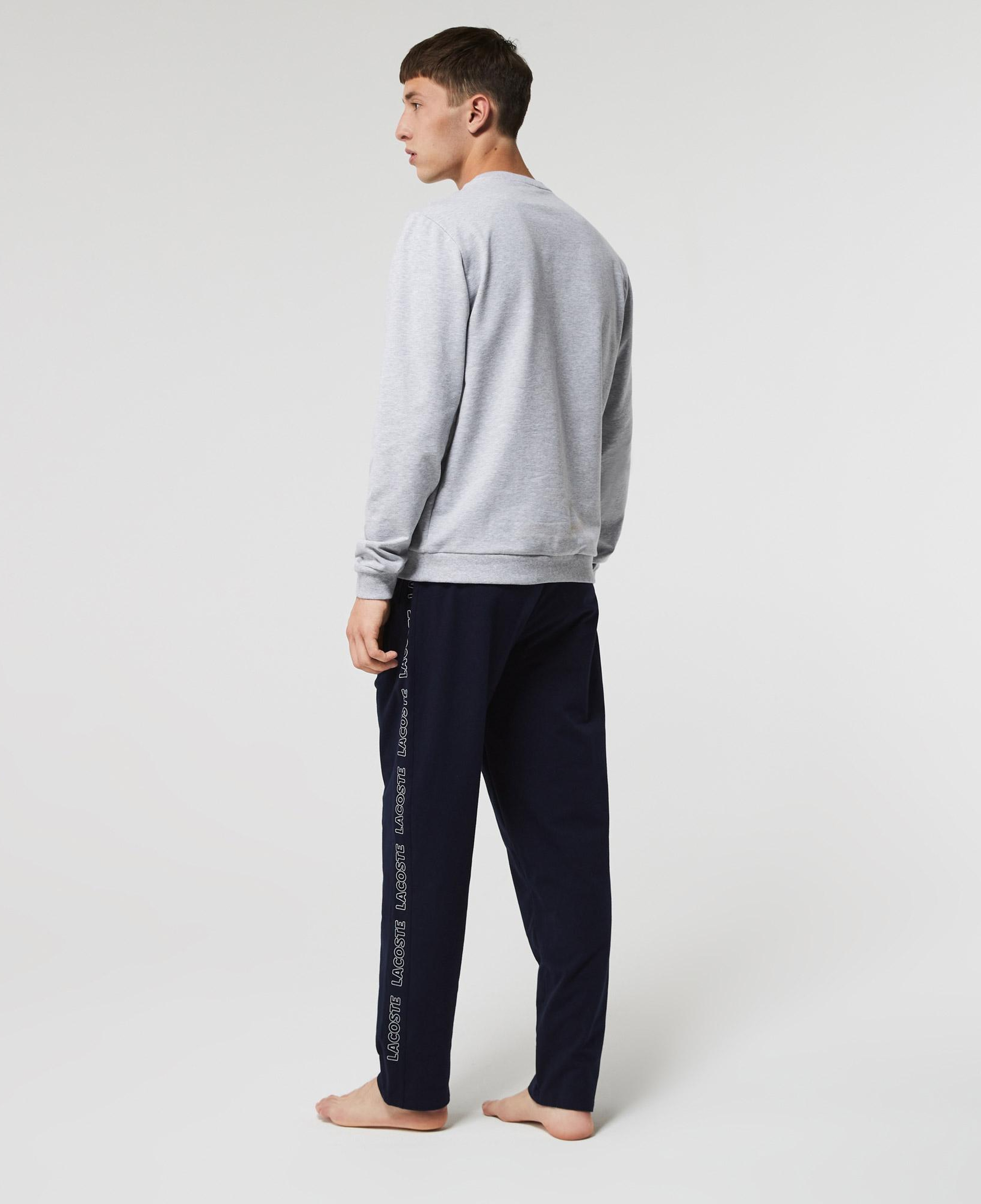 Lacoste Erkek Bisiklet Yaka Gri Sweatshirt