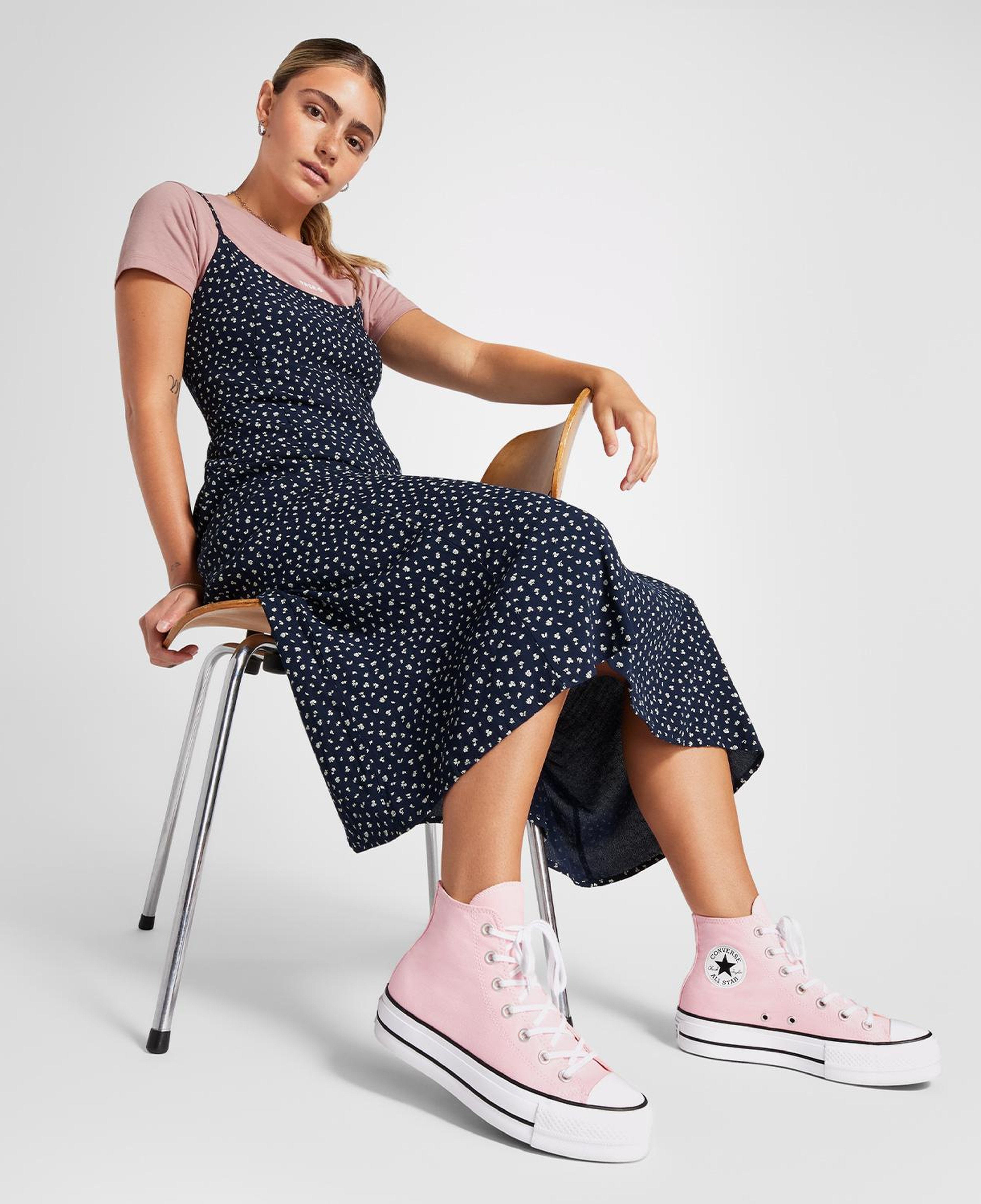Converse Chuck Taylor All Star Lift Platform Kadın Pembe Sneaker