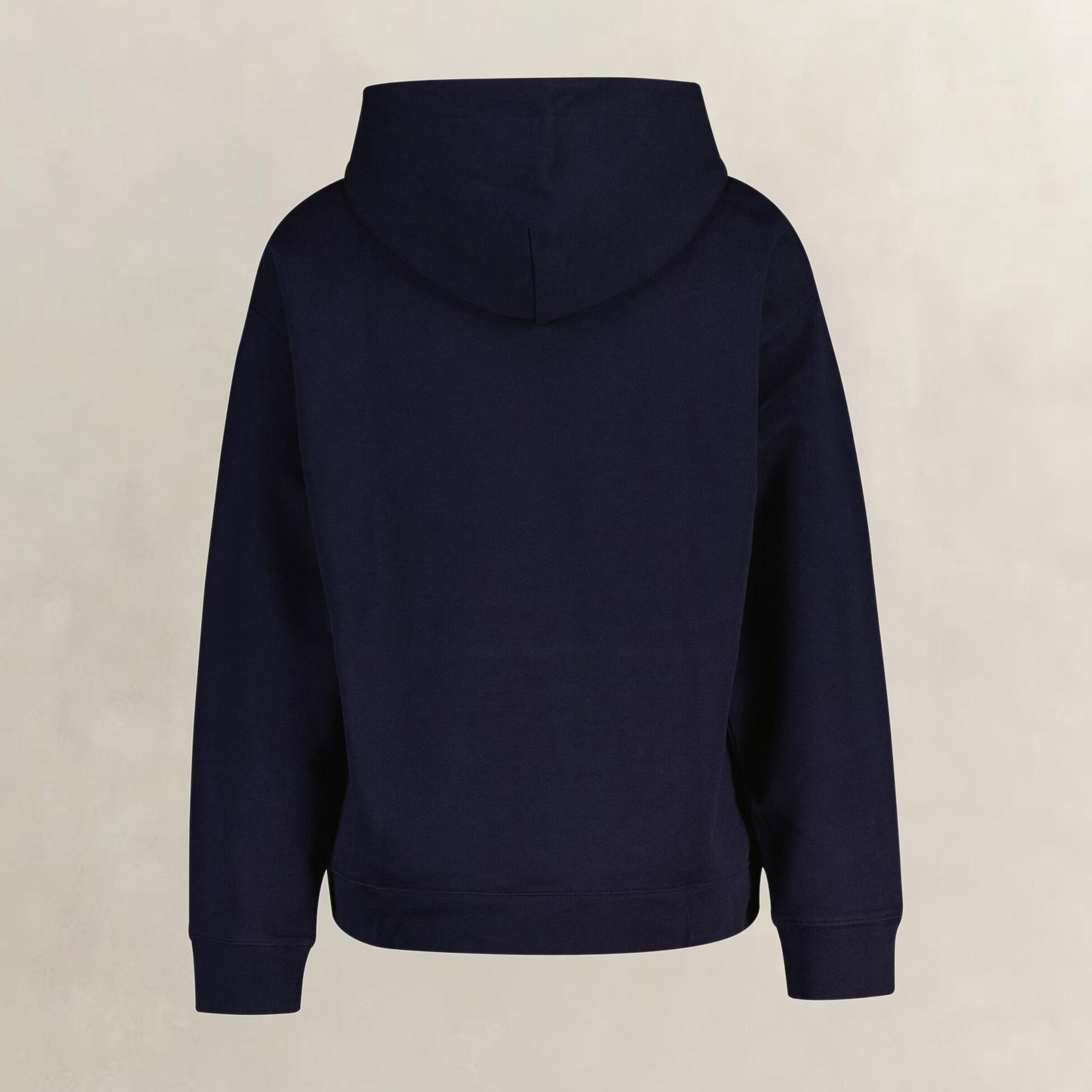 GANT Kadın Lacivert Regular Fit Kapüşonlu Sweatshirt