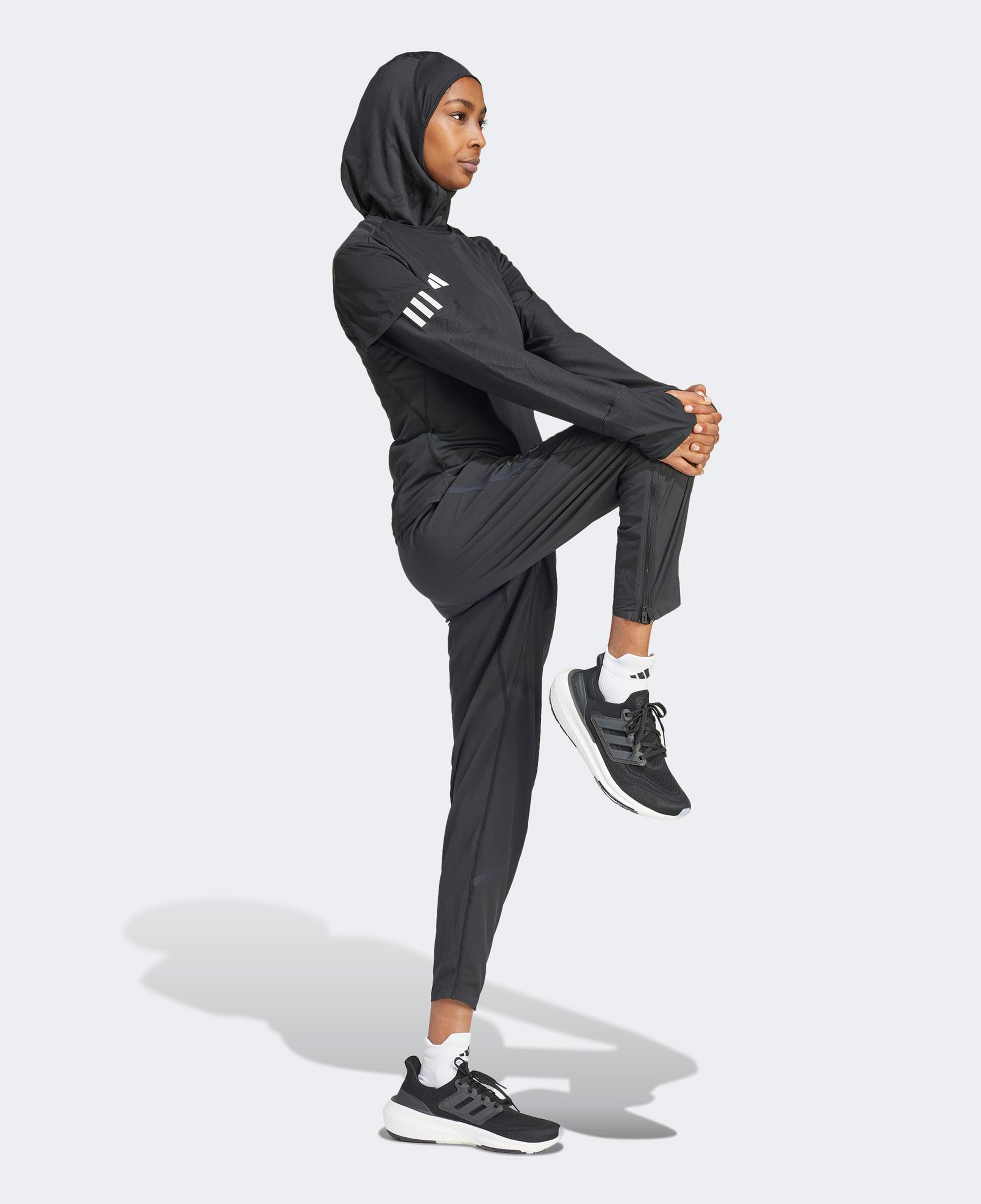 adidas Adizero E Tee Kadın Siyah Günlük T-Shirt