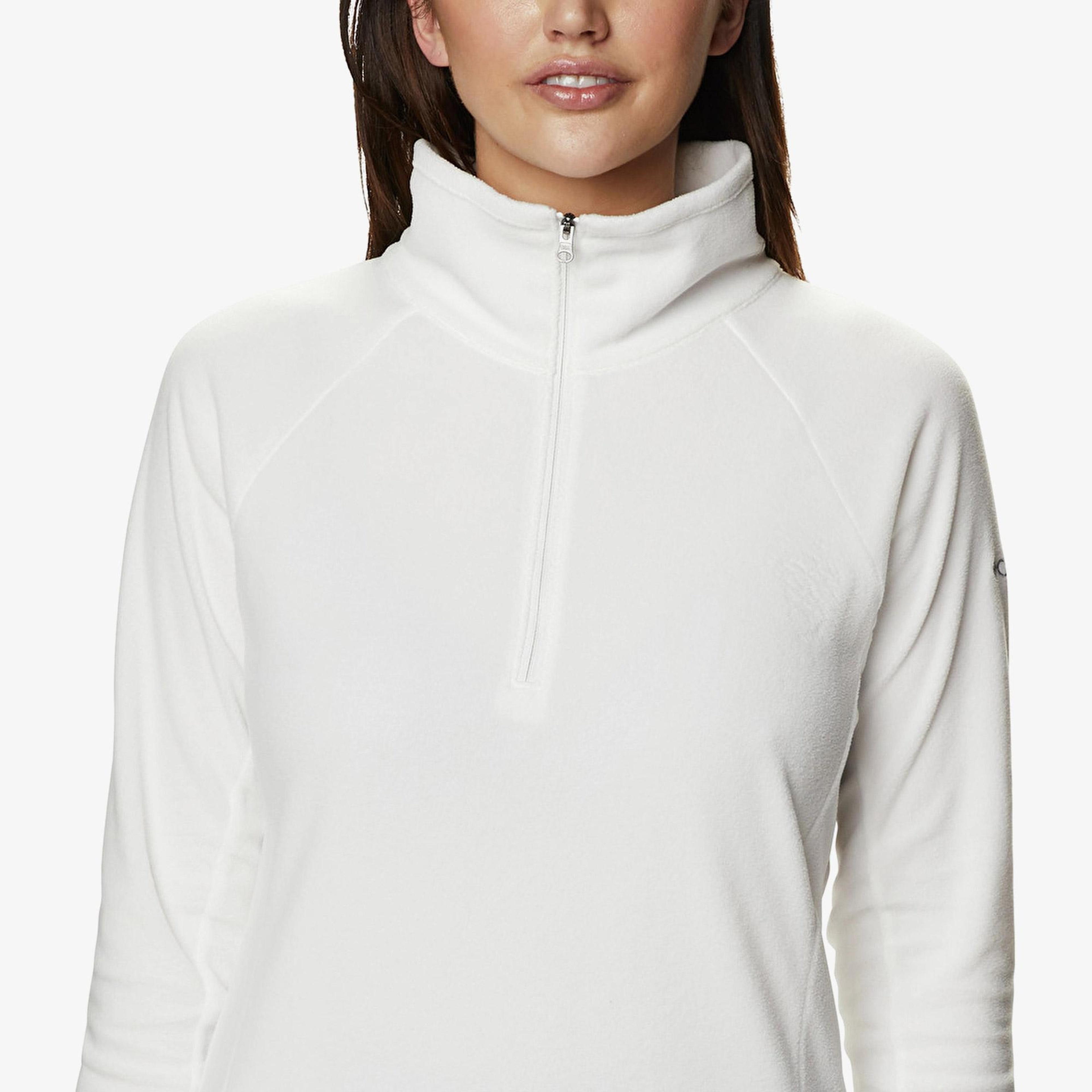 Columbia Glacial 1/2 Zipped Kadın Beyaz Polar