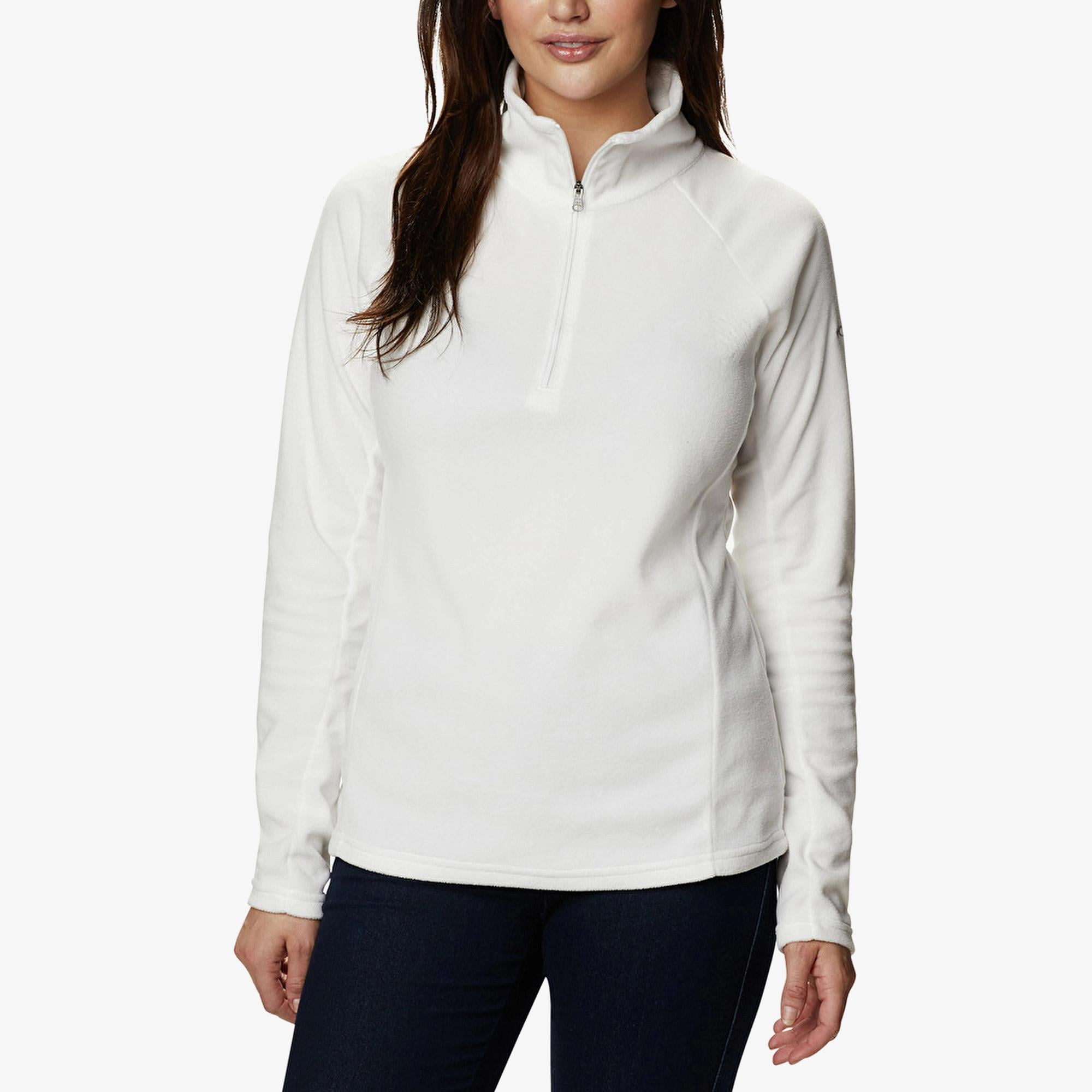 Columbia Glacial 1/2 Zipped Kadın Beyaz Polar