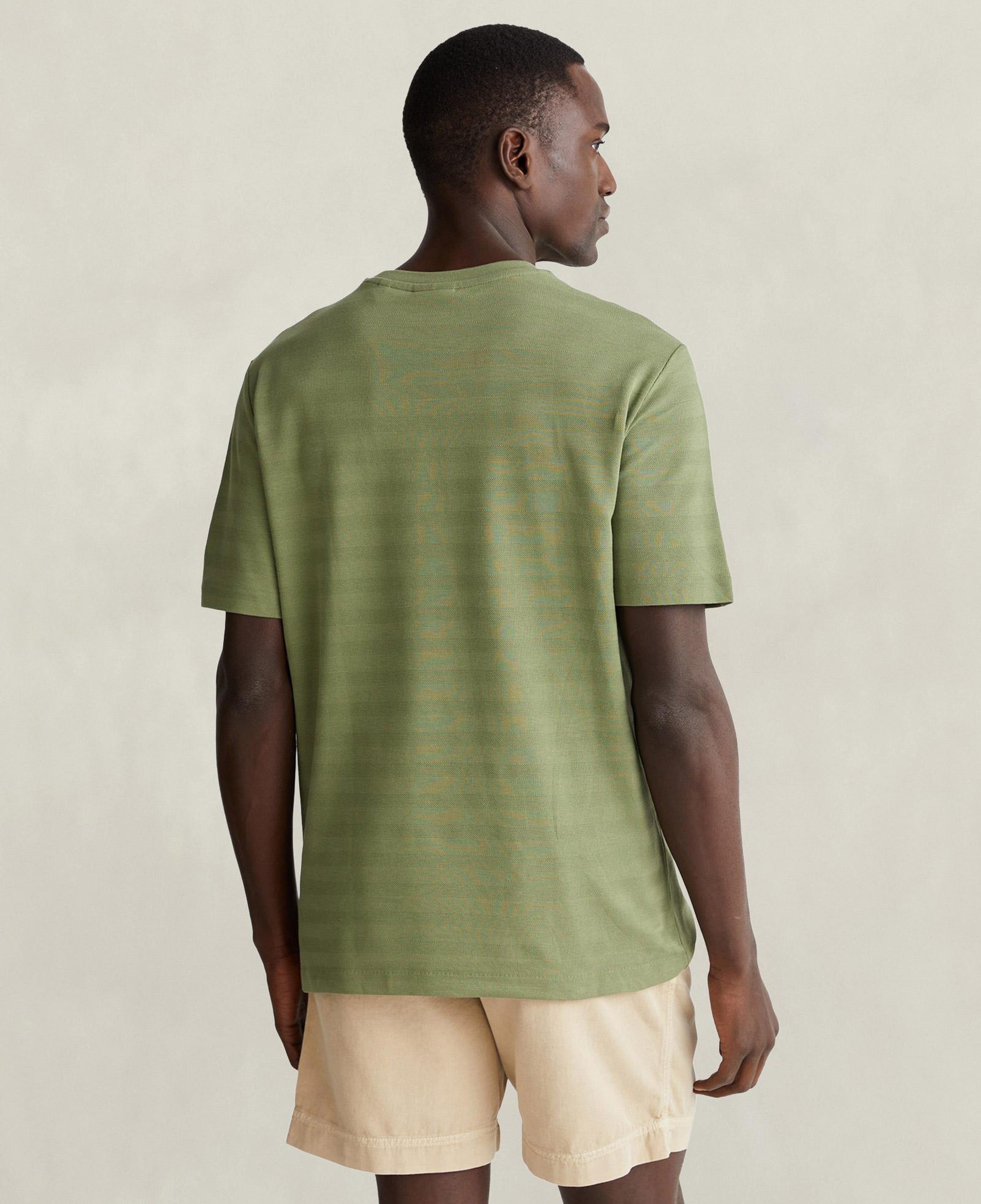 GANT Erkek Yeşil Bisiklet Yaka Regular Fit T-Shirt