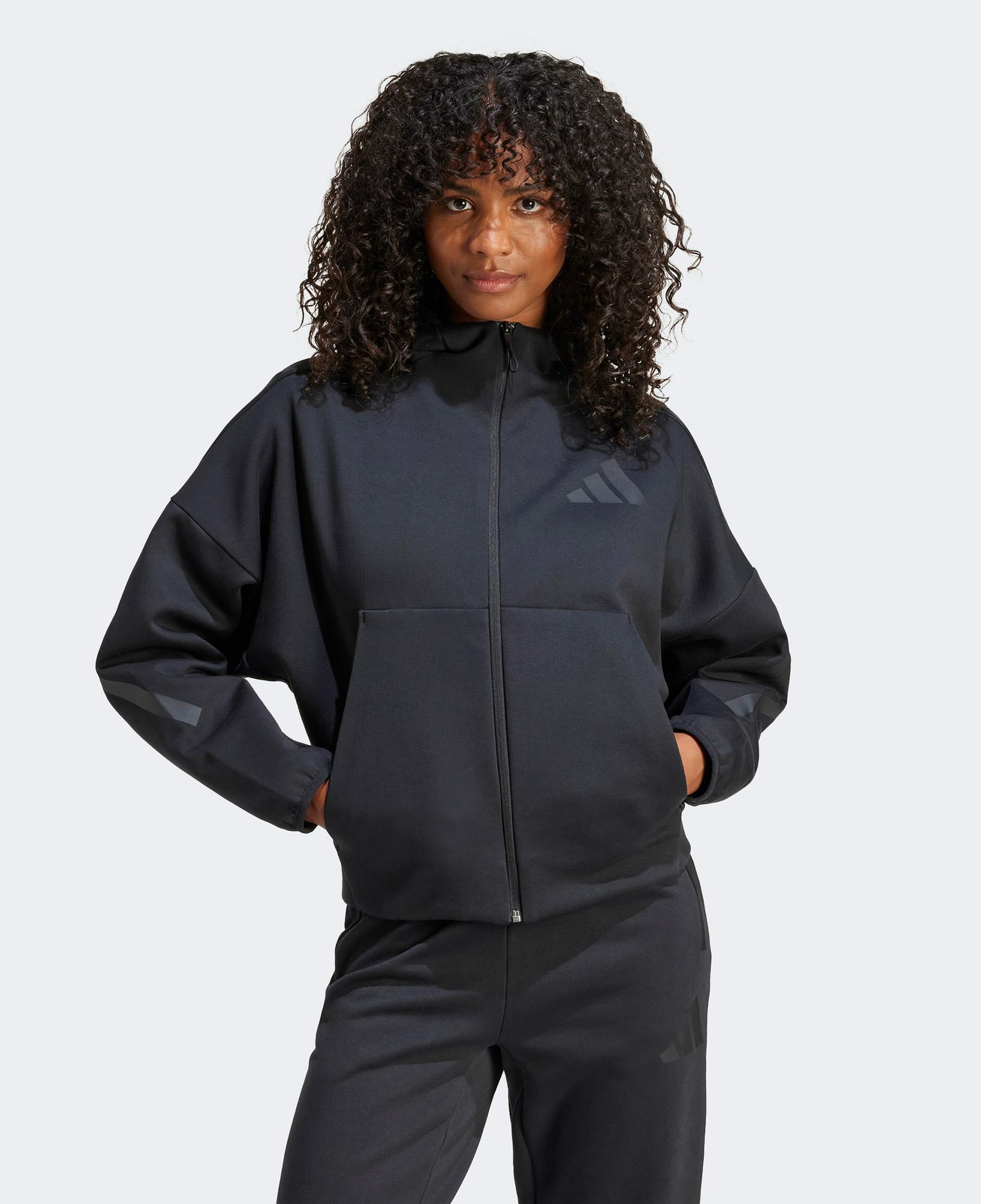 adidas ZNE Kadın Siyah Günlük Sweatshirt