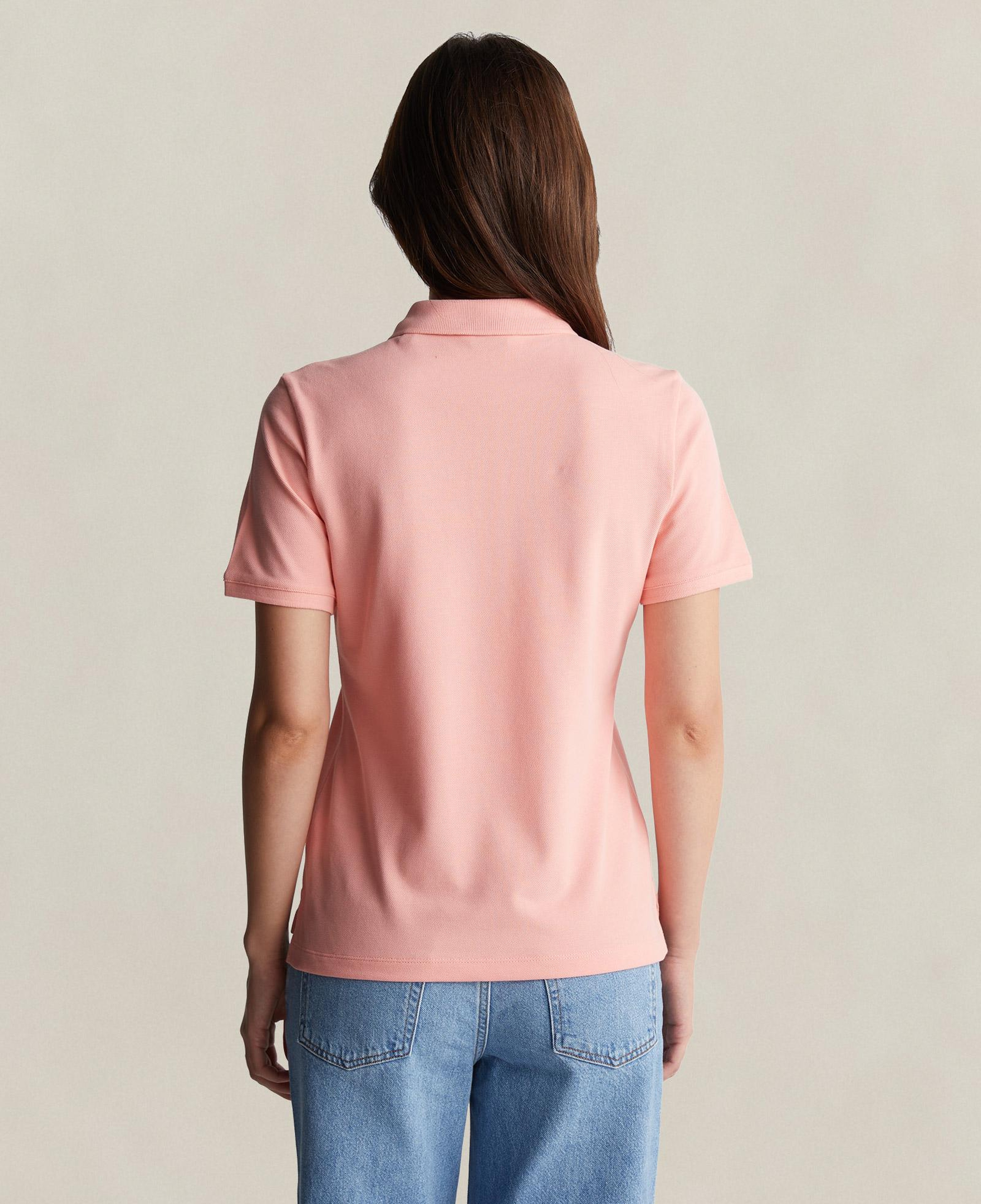 GANT Kadın Pembe Regular Fit Logolu Polo Yaka T-Shirt