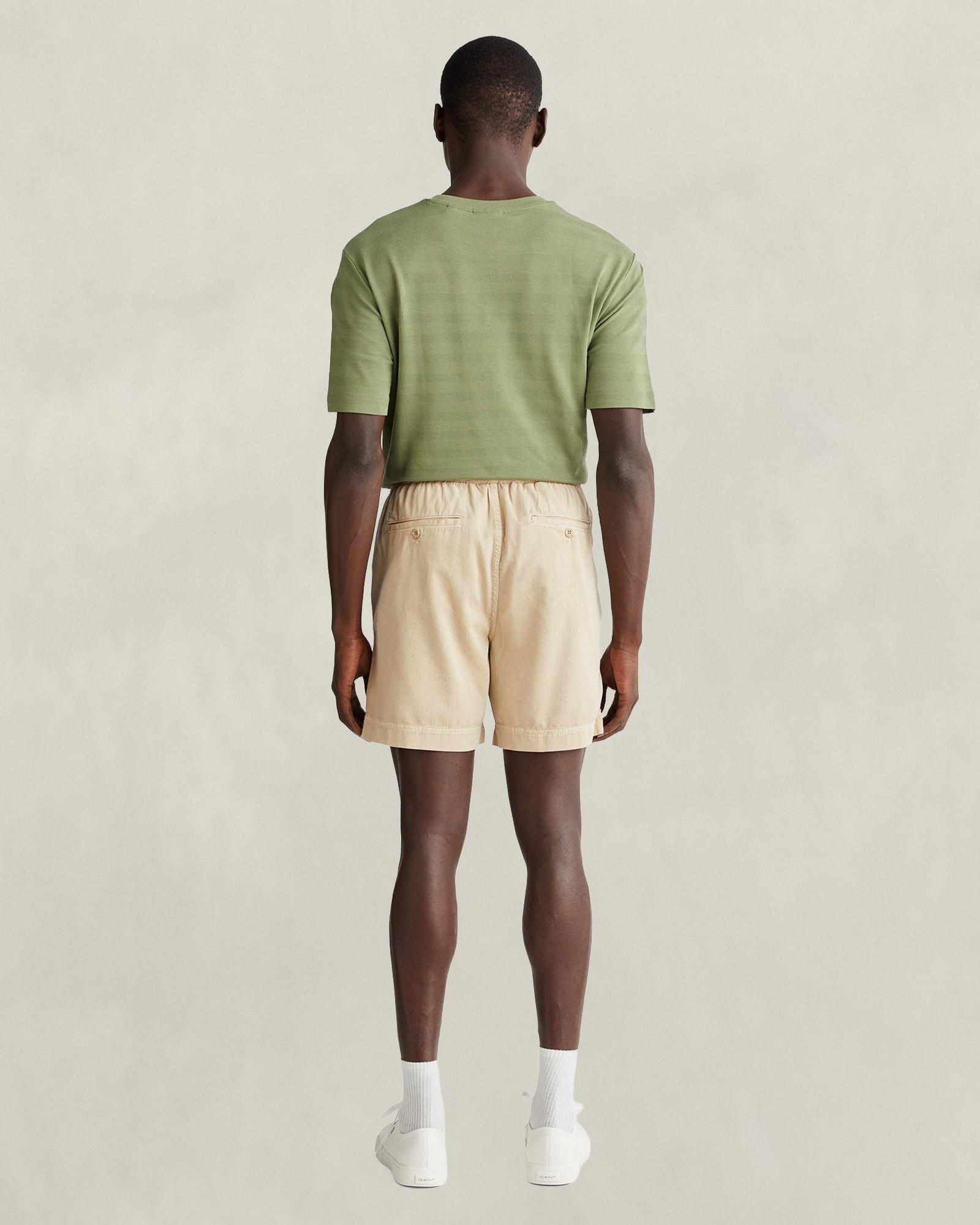 GANT Erkek Bej Düz Şort