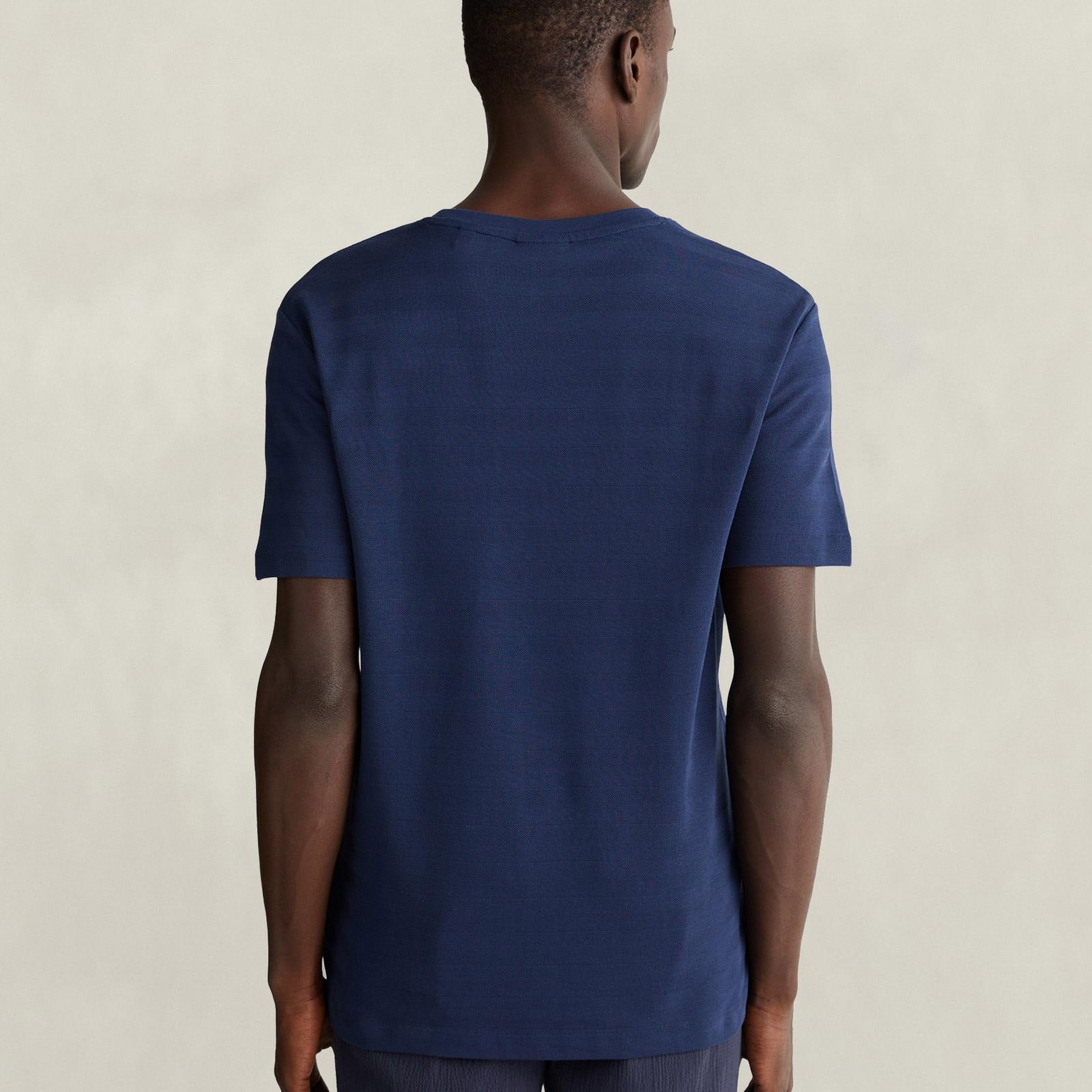 GANT Erkek Lacivert Bisiklet Yaka Regular Fit T-Shirt