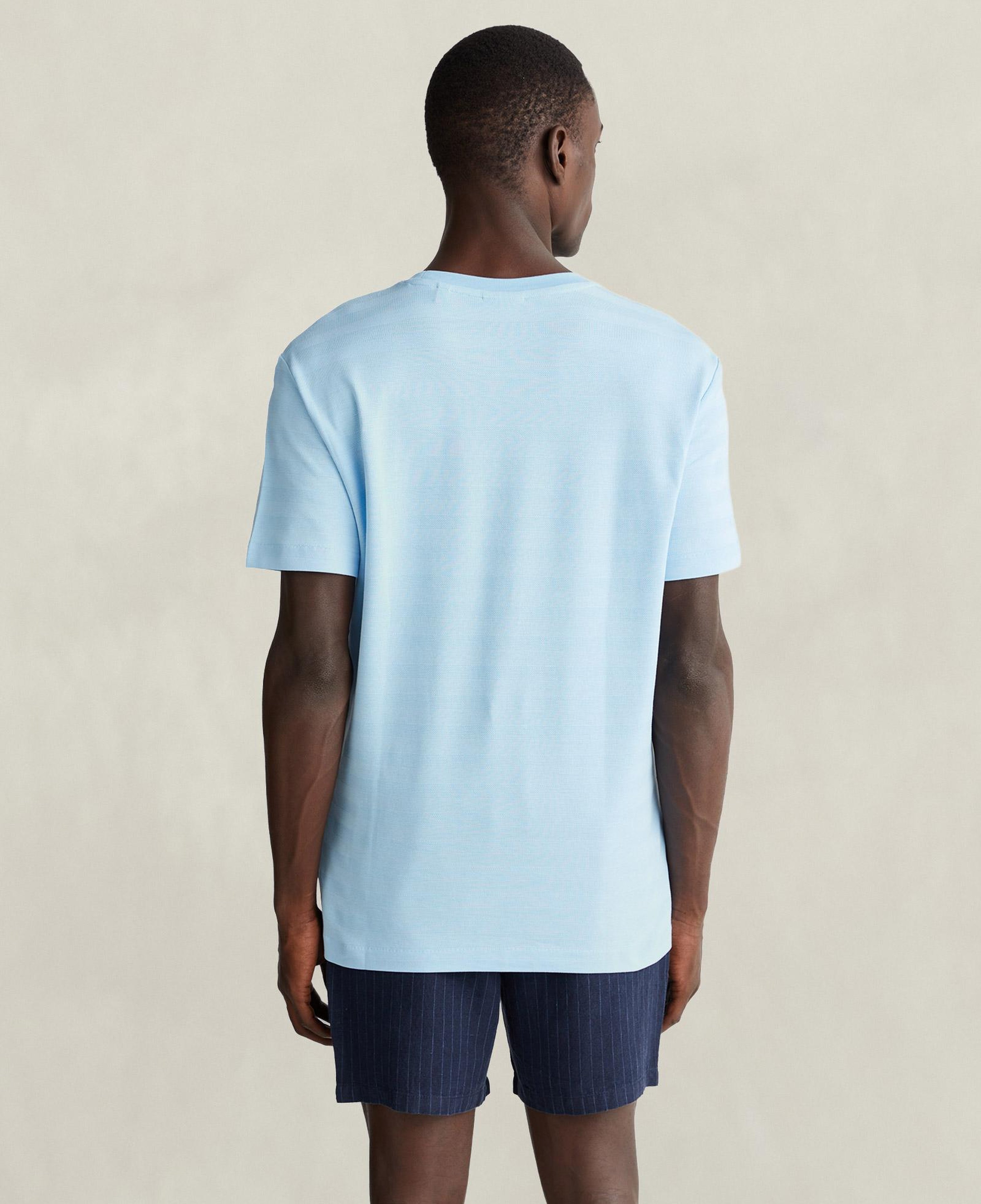 GANT Erkek Mavi Bisiklet Yaka Regular Fit T-Shirt