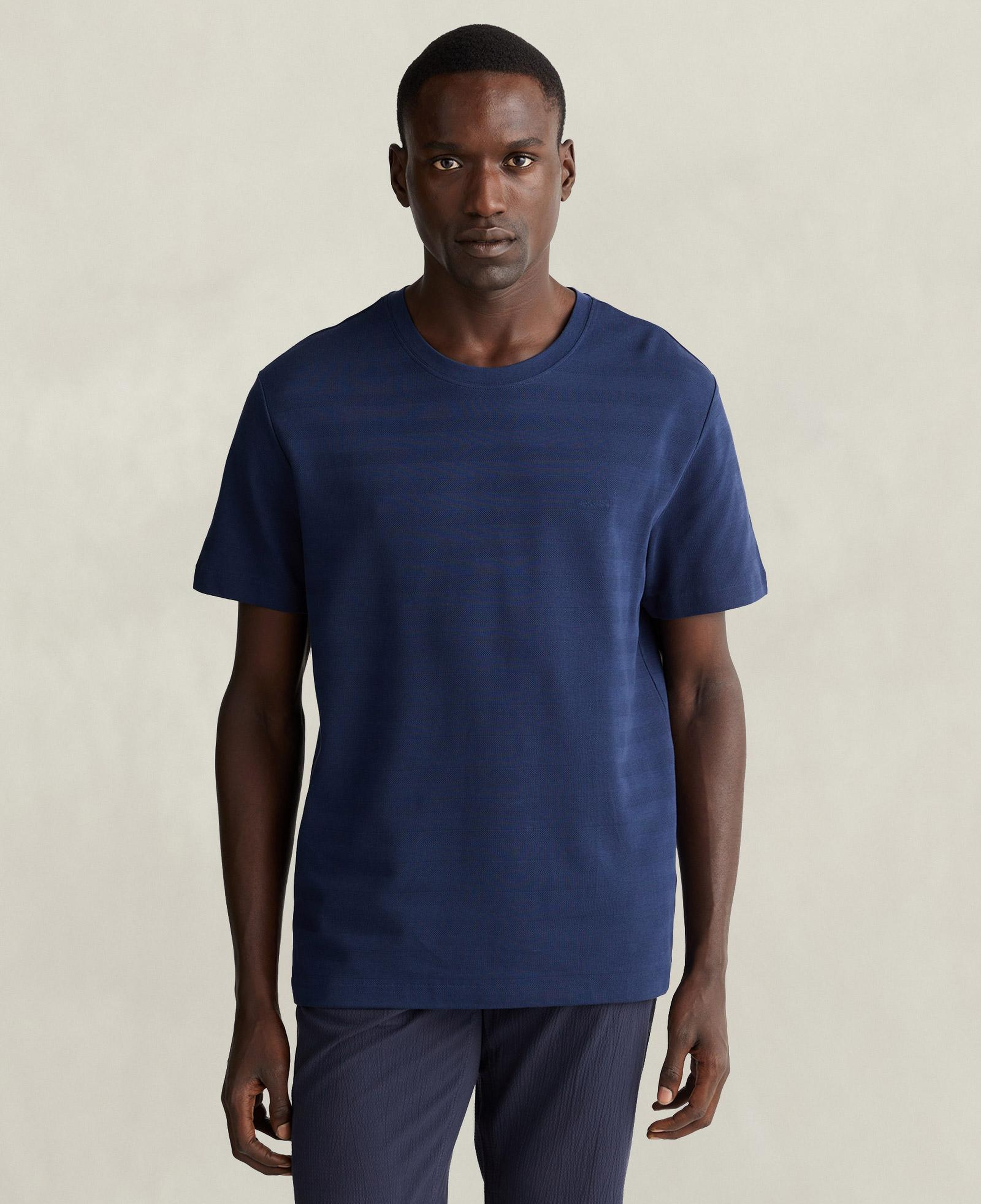 GANT Erkek Lacivert Bisiklet Yaka Regular Fit T-Shirt