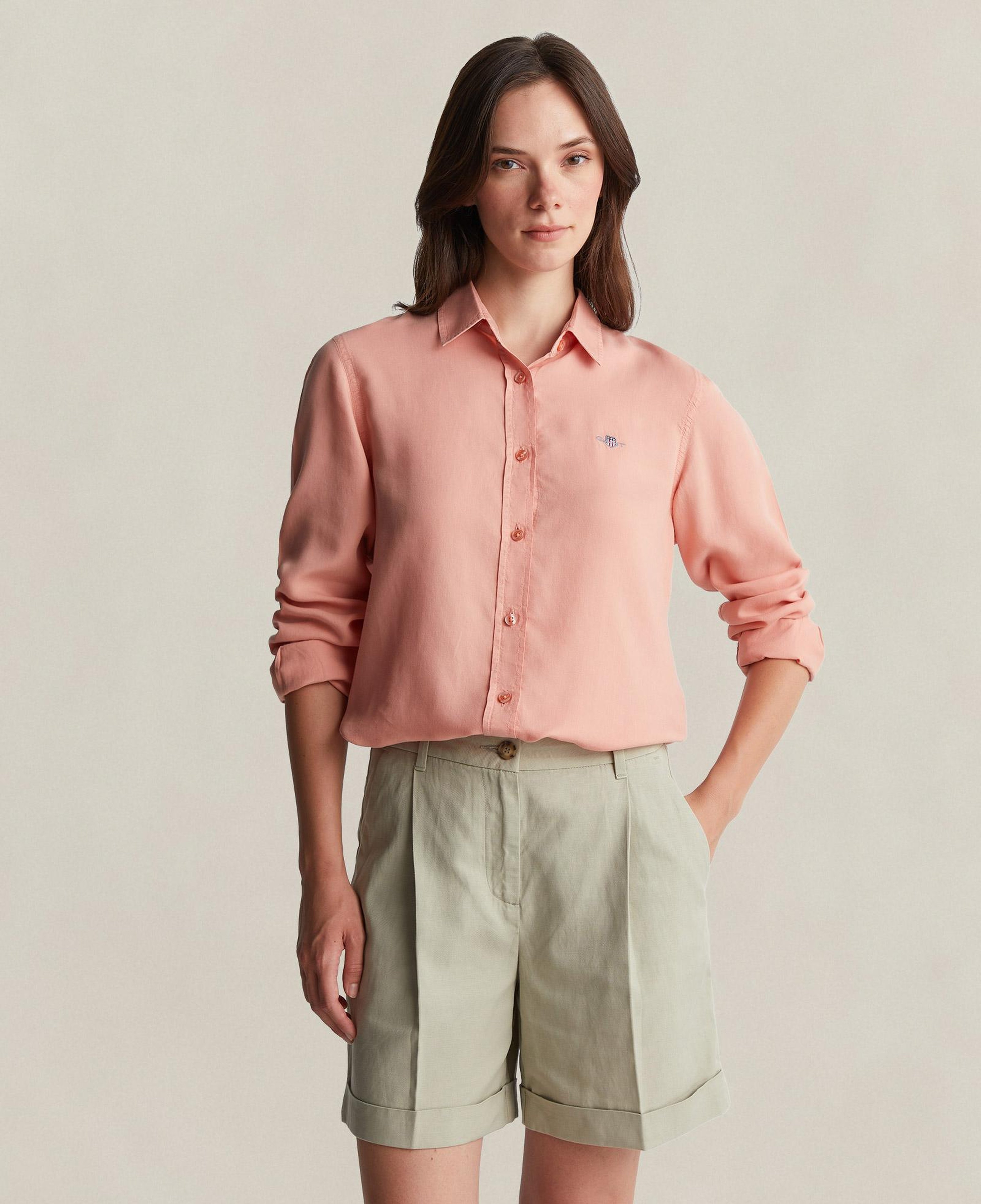 GANT Kadın Pembe Regular Fit Gömlek