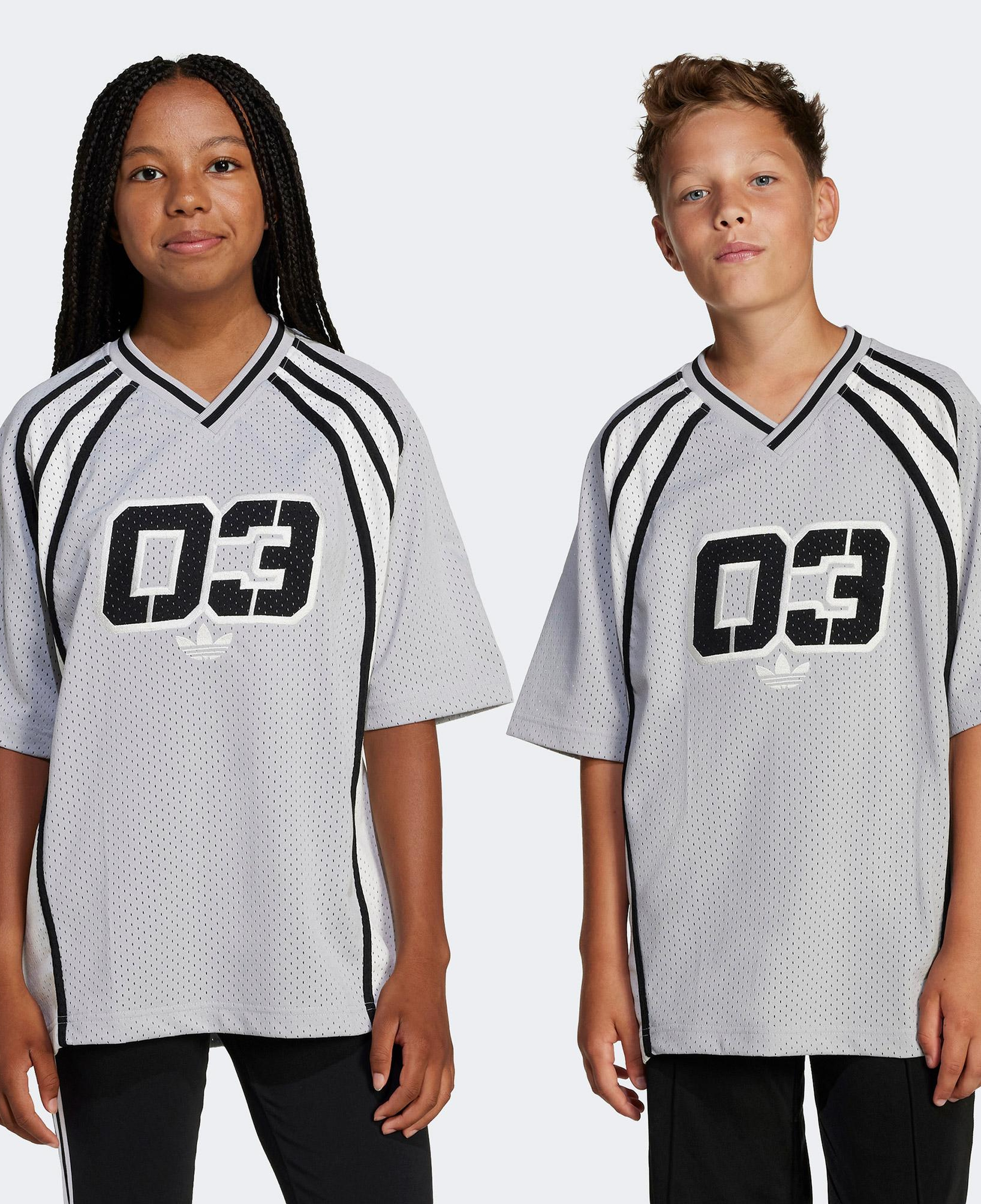adidas Retro 03 Çocuk Gri T-Shirt