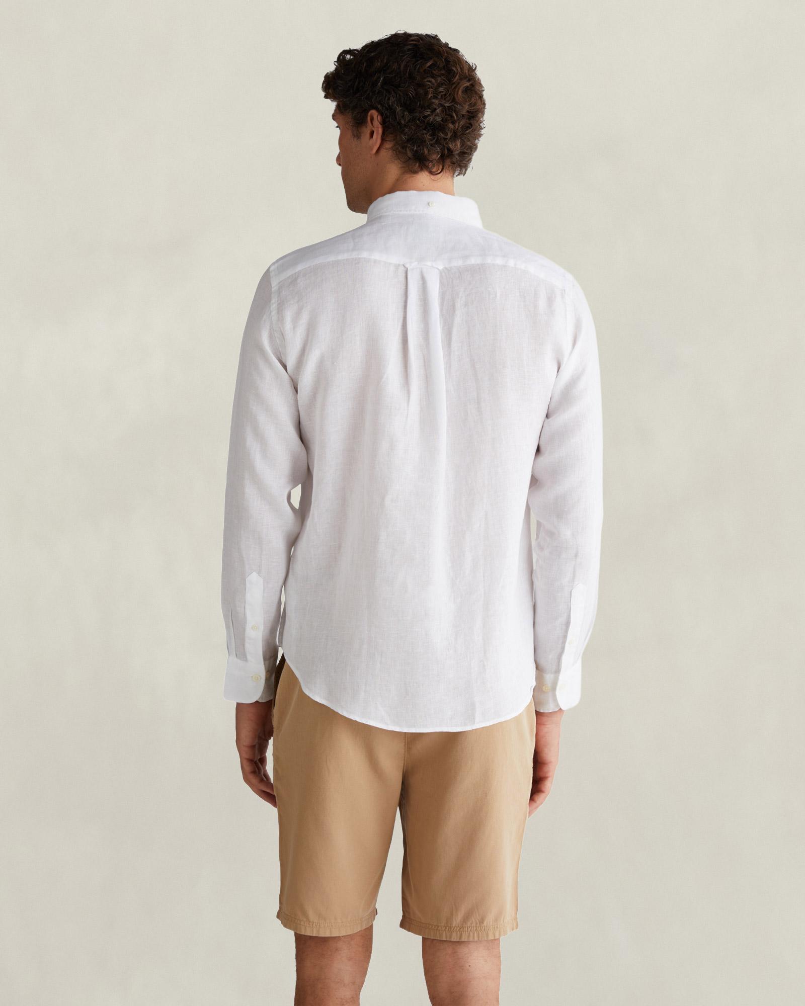 GANT Erkek Beyaz Regular Fit Gömlek