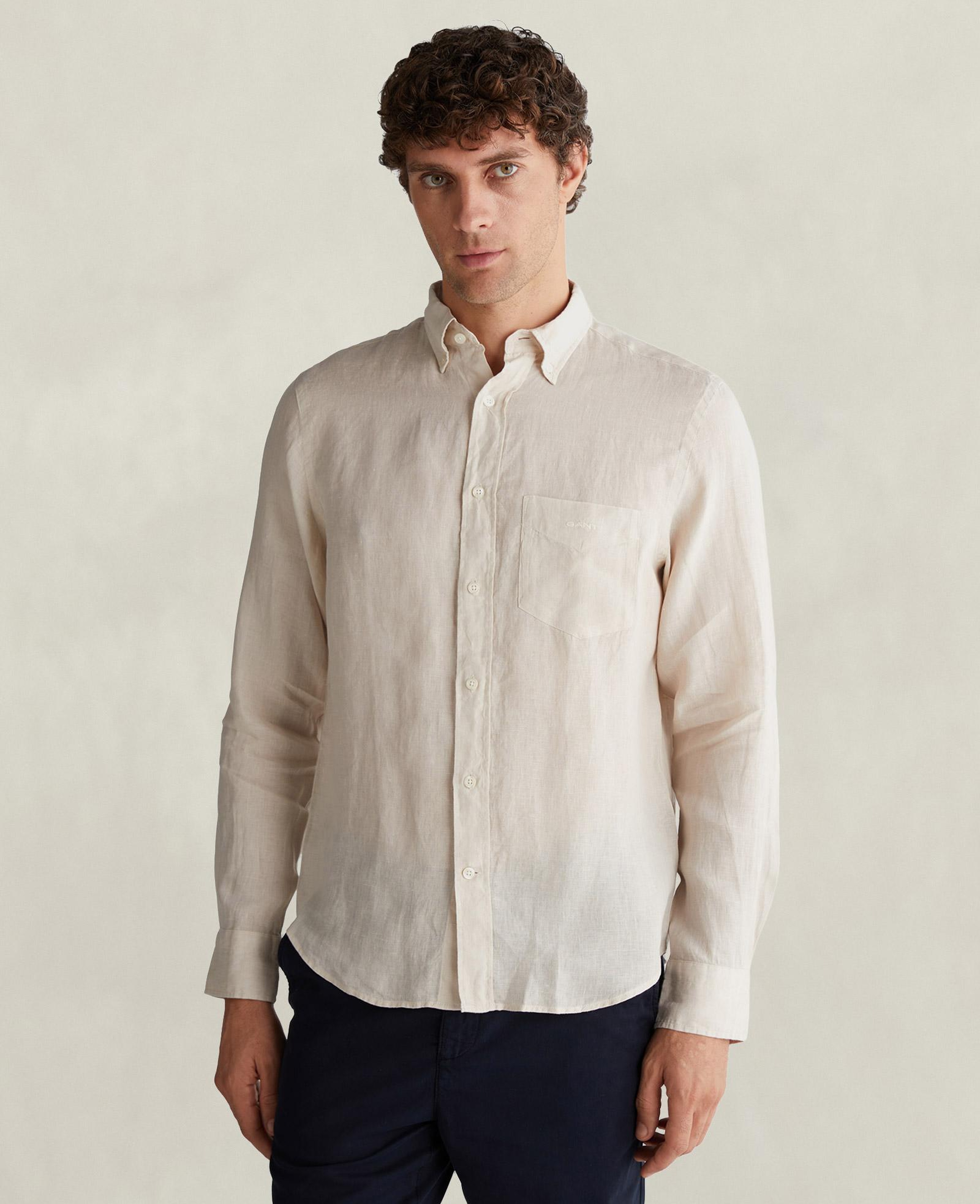 GANT Erkek Bej Regular Fit Gömlek