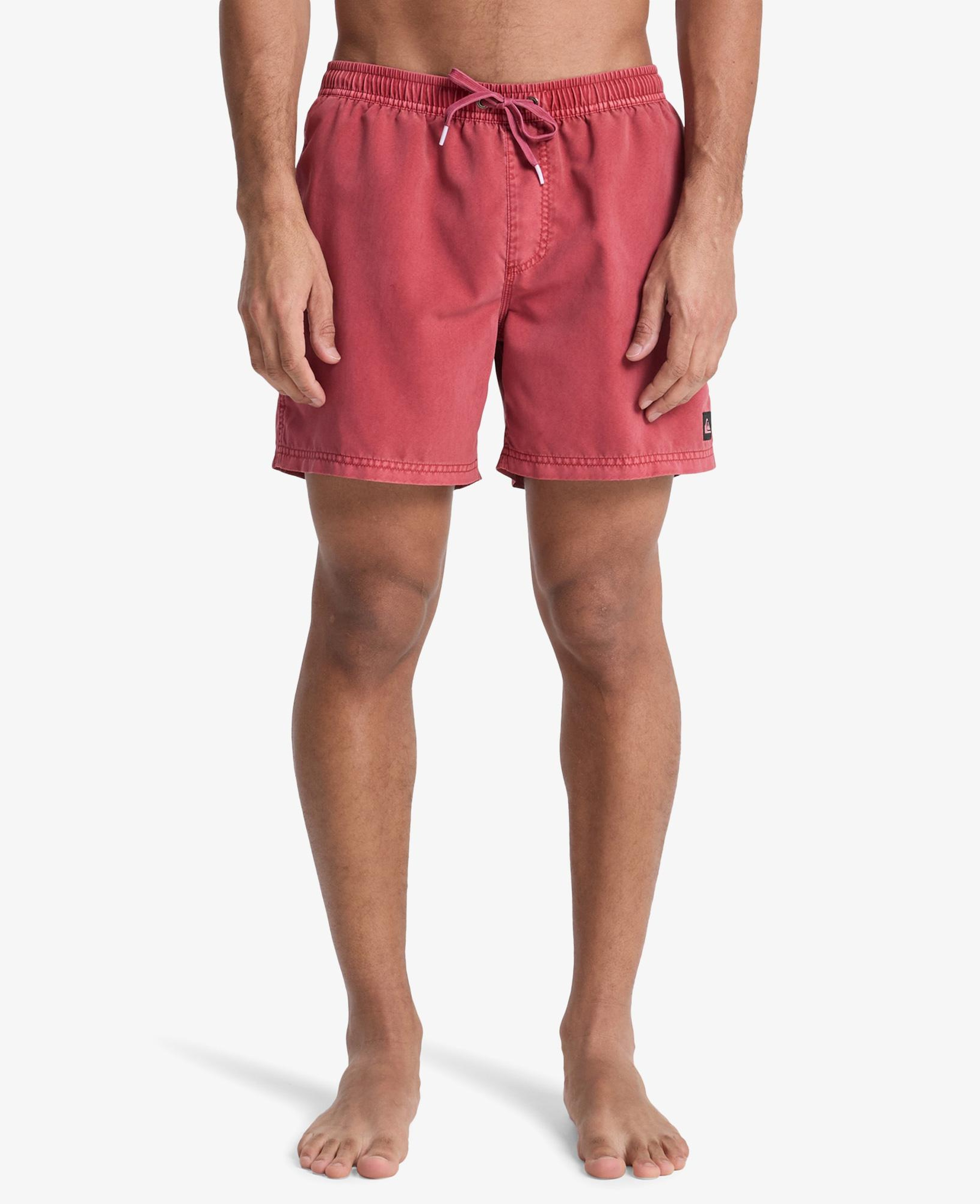 Quiksilver Everyday Surfwash Volley 15 Erkek Kırmızı Deniz Şortu
