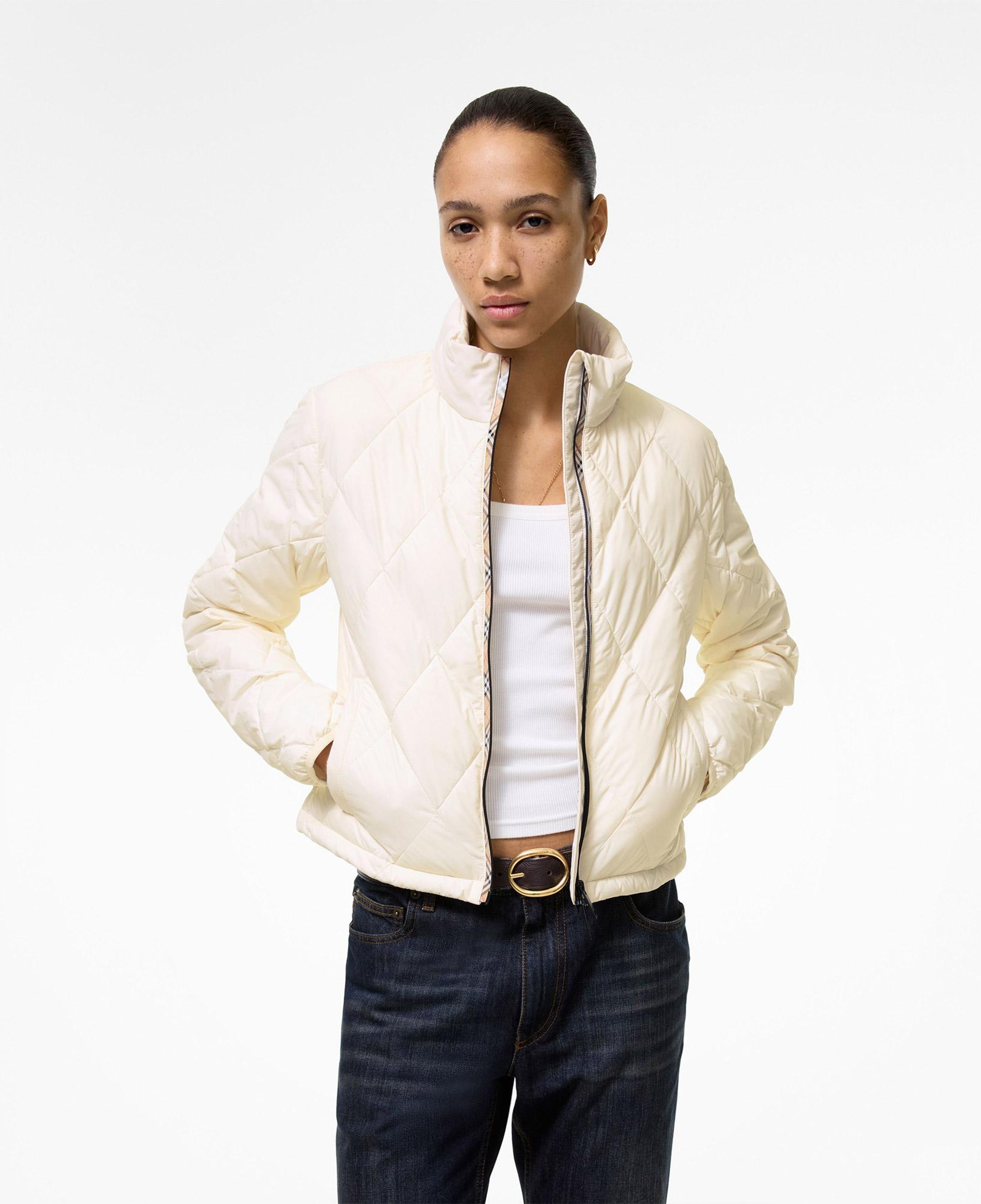 Burberry Bramford Kadın Beyaz Mont