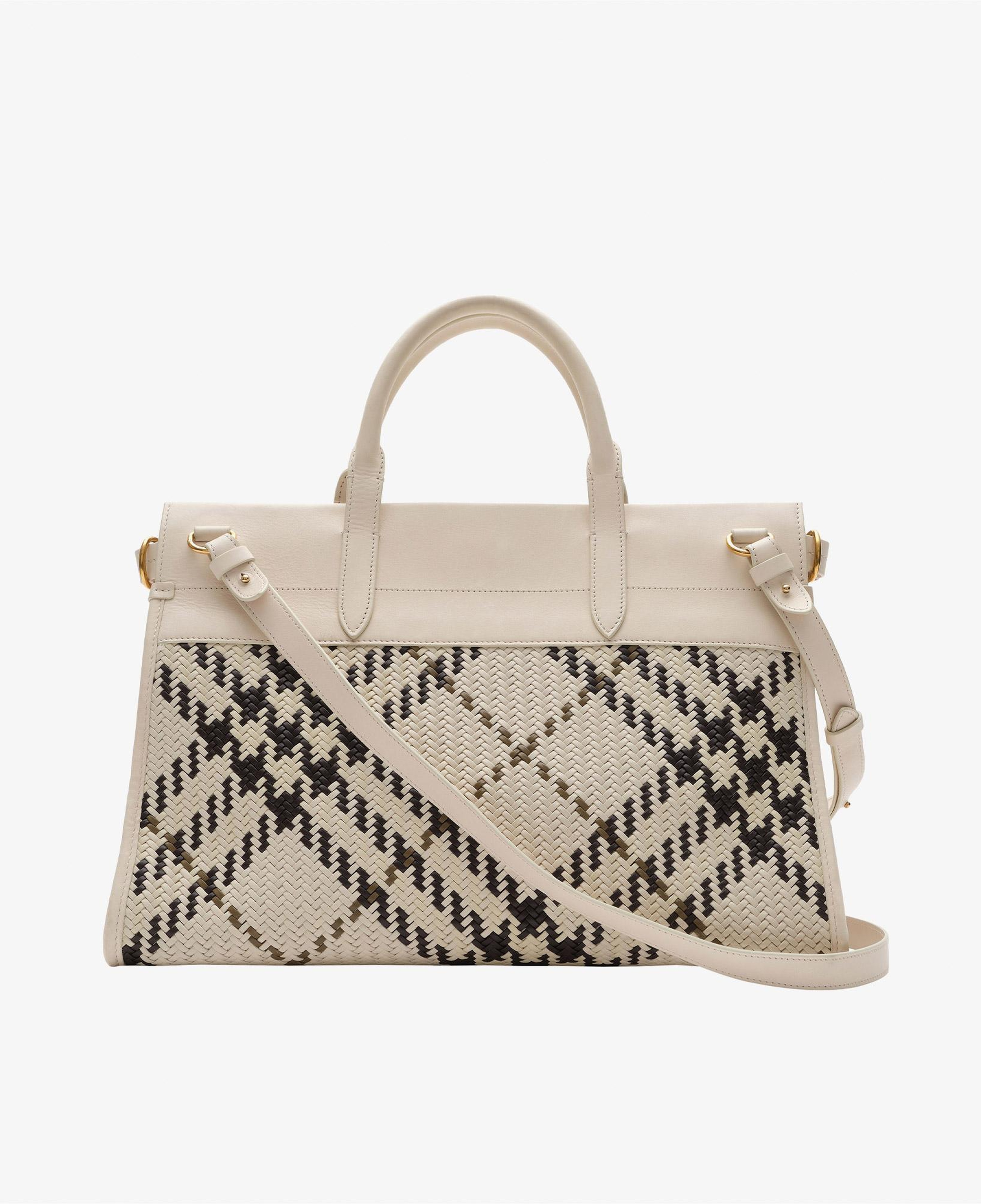 Burberry Hampstead Tote Kadın Beyaz Omuz Çantası