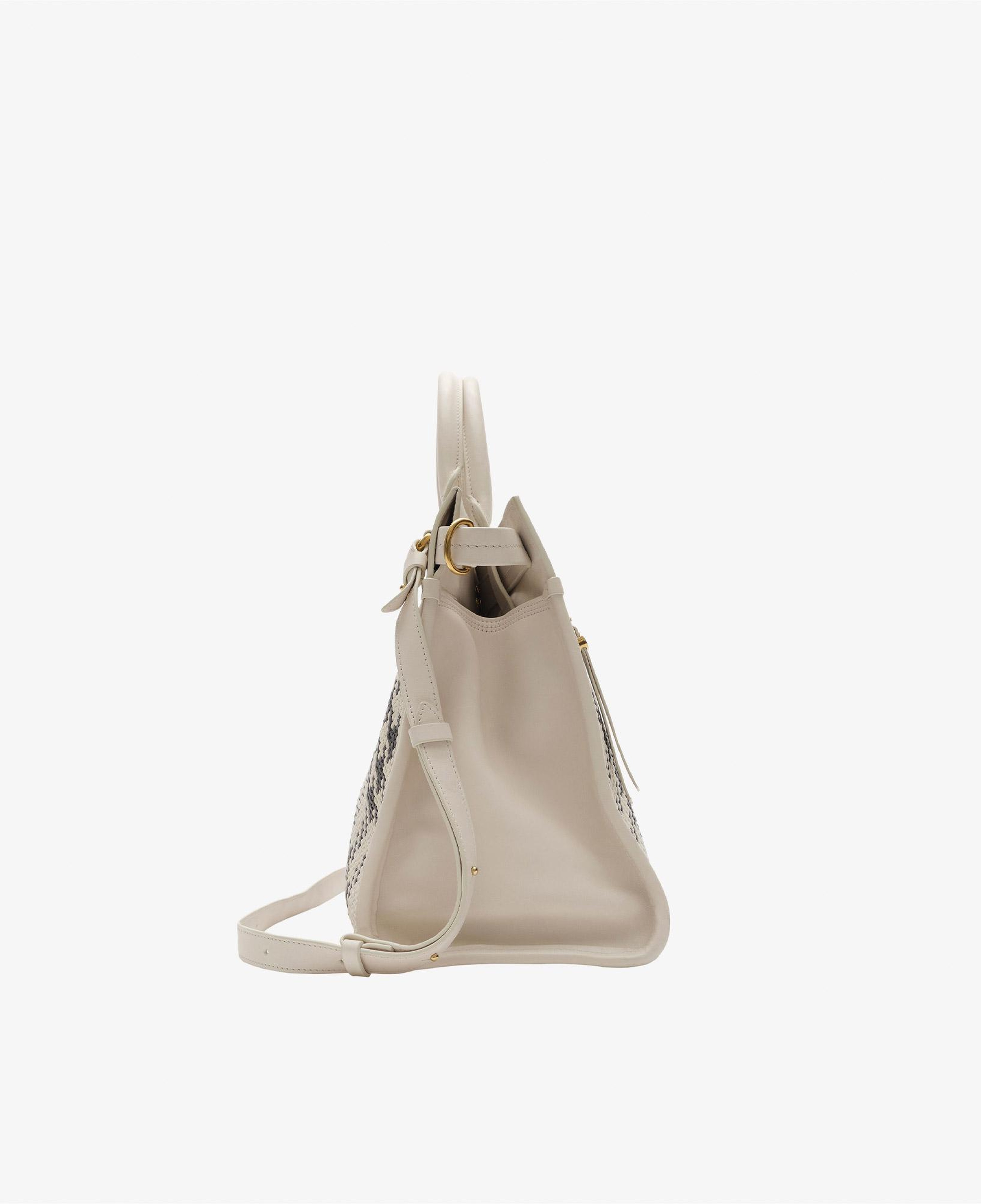 Burberry Hampstead Tote Kadın Beyaz Omuz Çantası