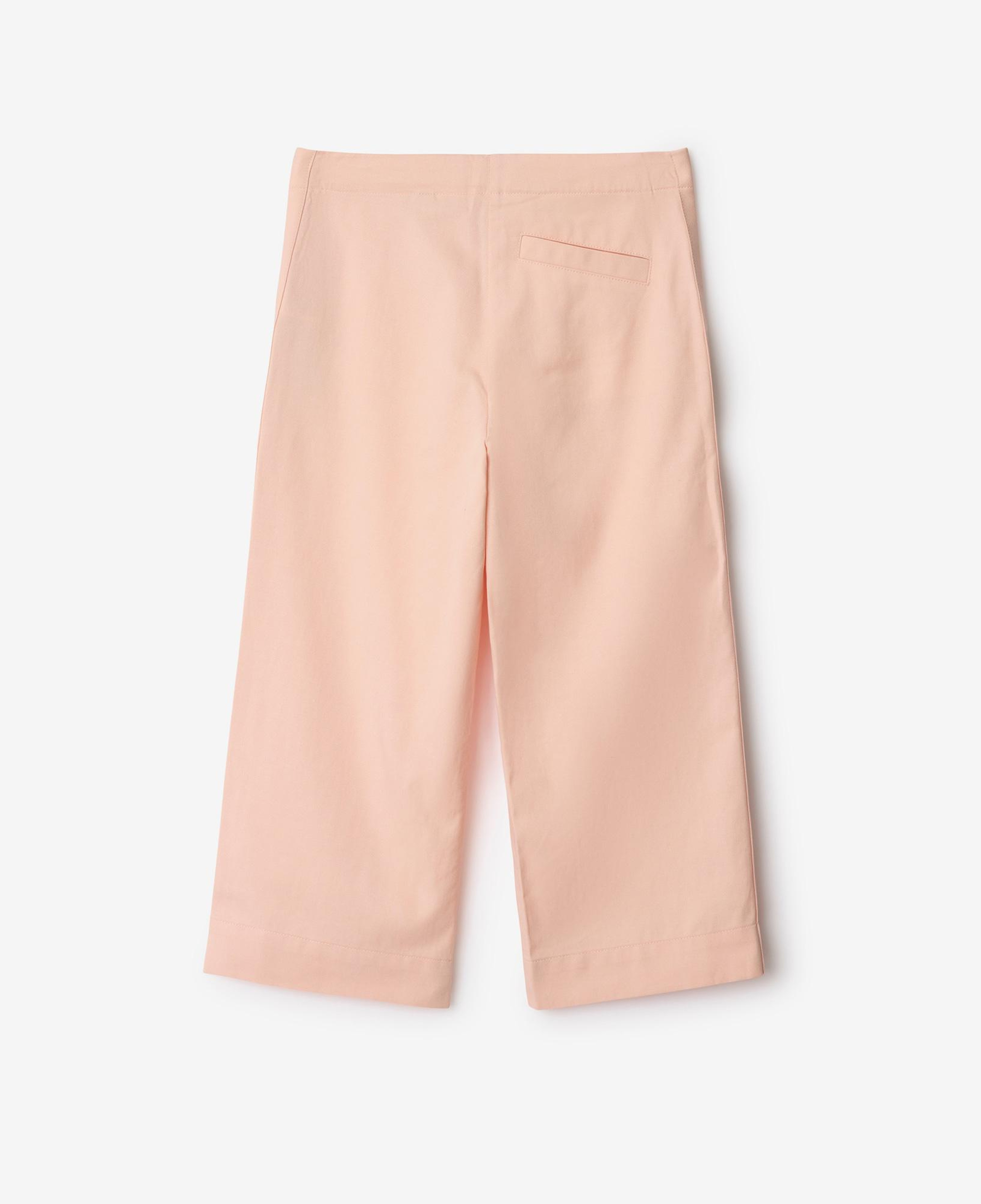 Burberry Orla Block Cotton Blend Çocuk Pembe Pantolon