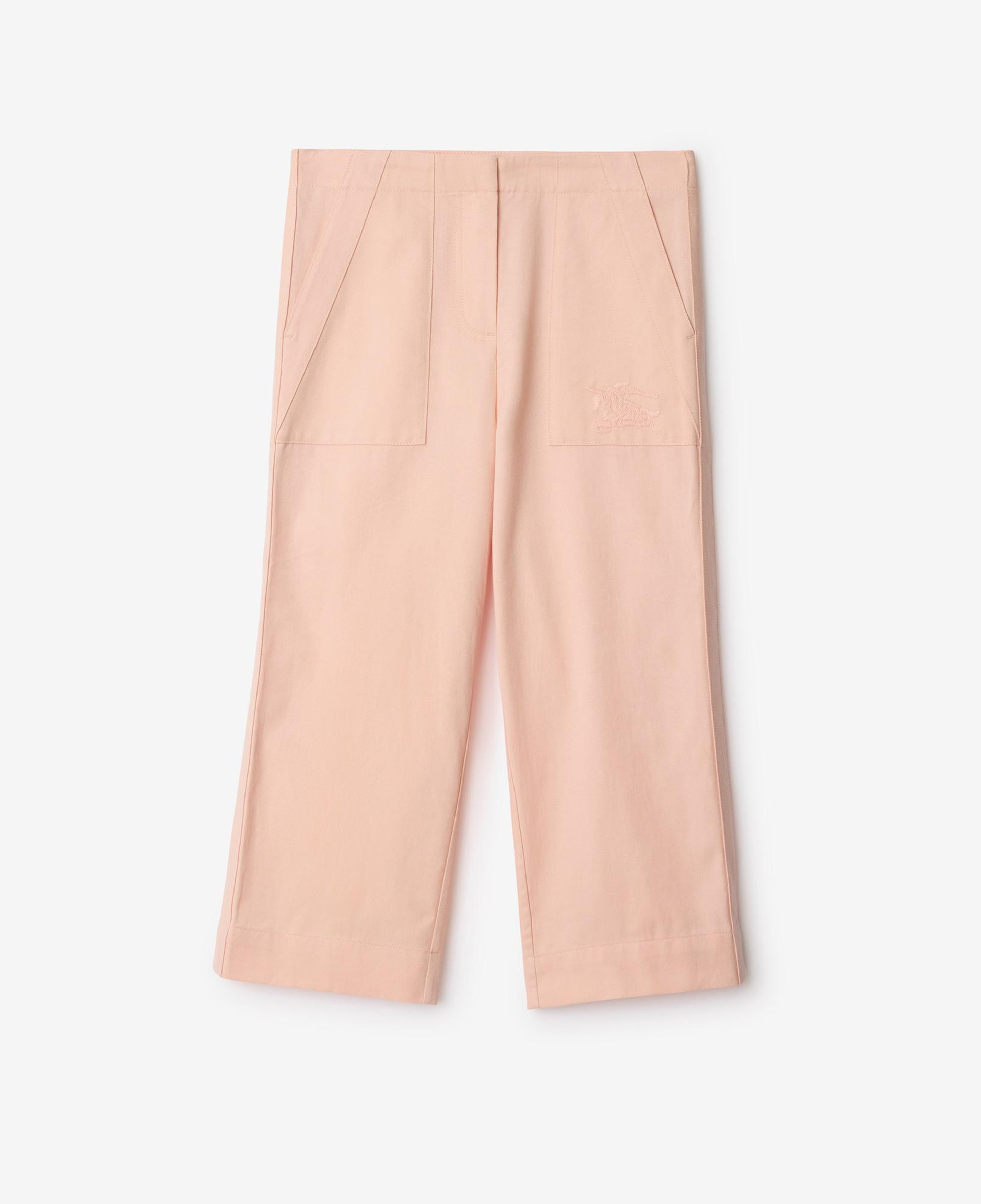 Burberry Orla Block Cotton Blend Çocuk Pembe Pantolon