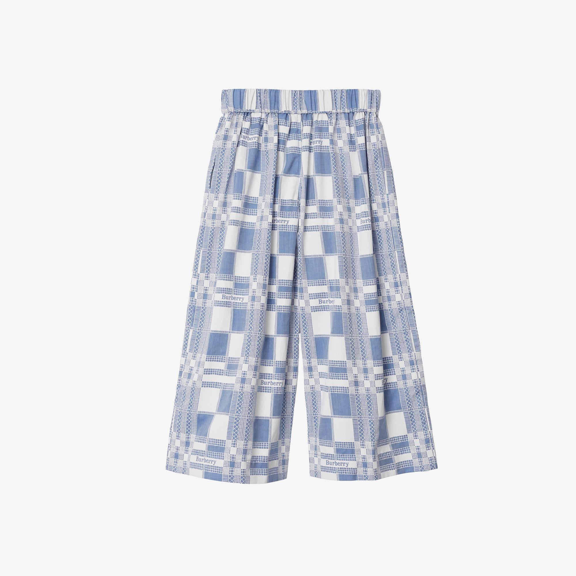 Burberry Çocuk Mavi Pantolon