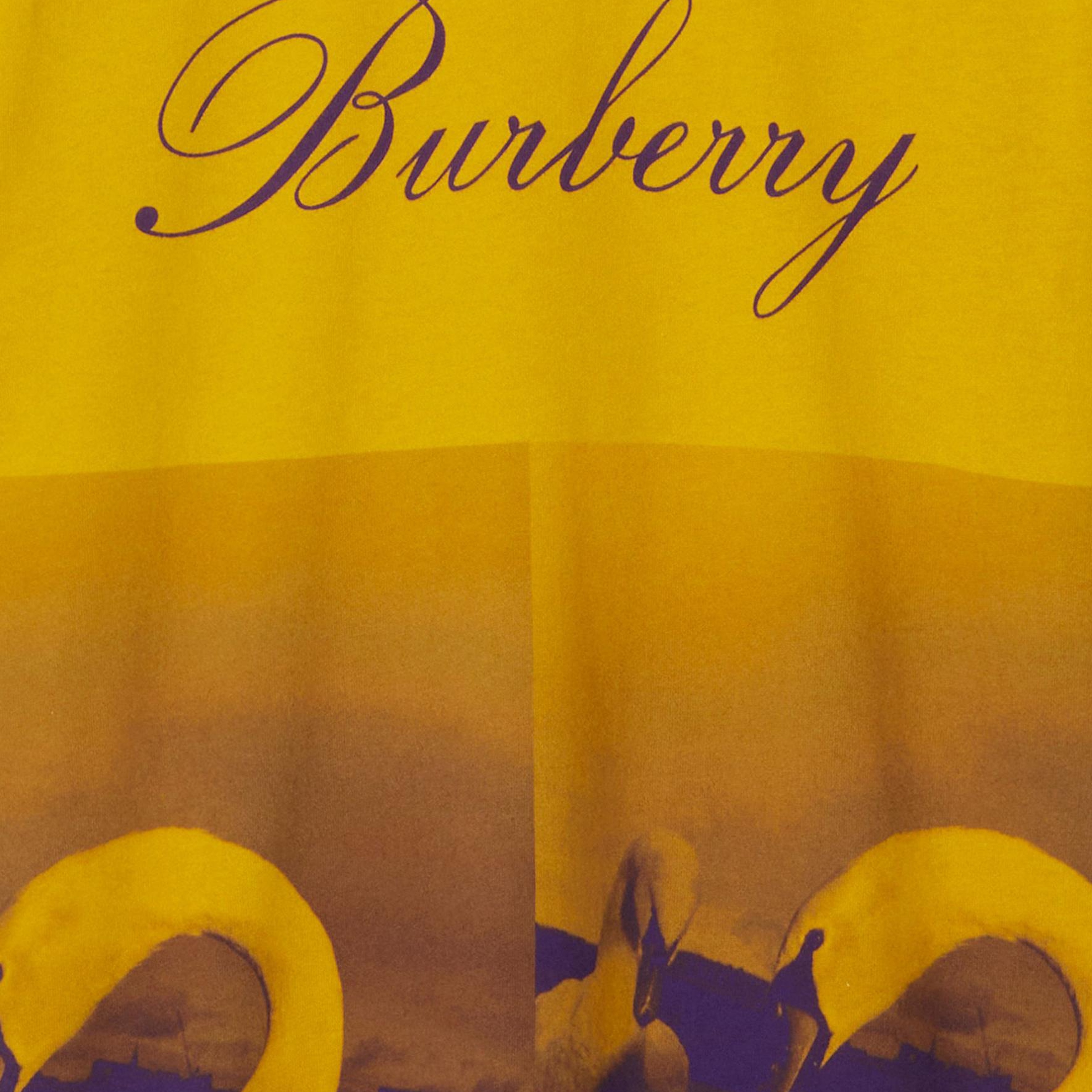 Erkek Sarı T-shirt