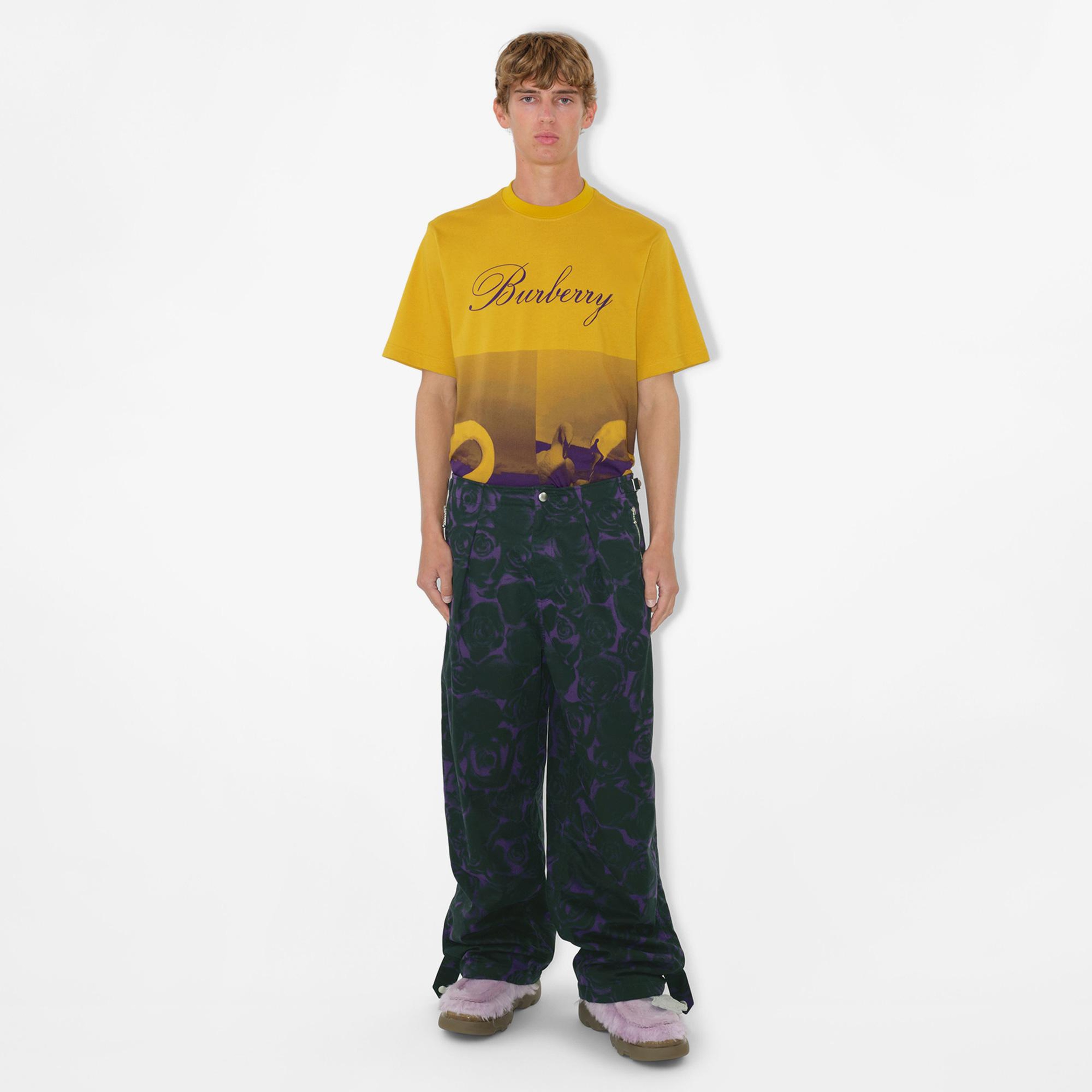 Erkek Sarı T-shirt