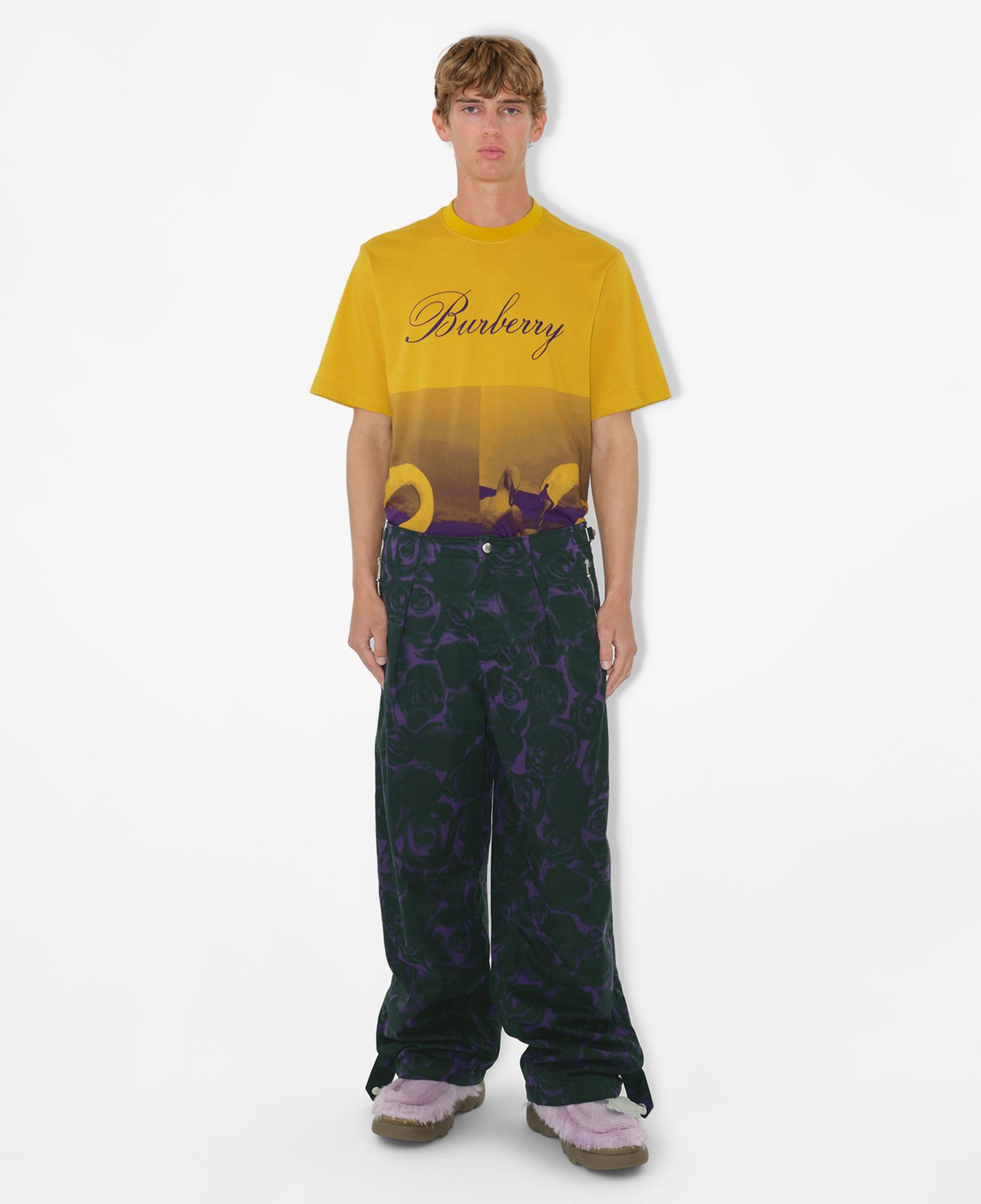 Erkek Sarı T-shirt