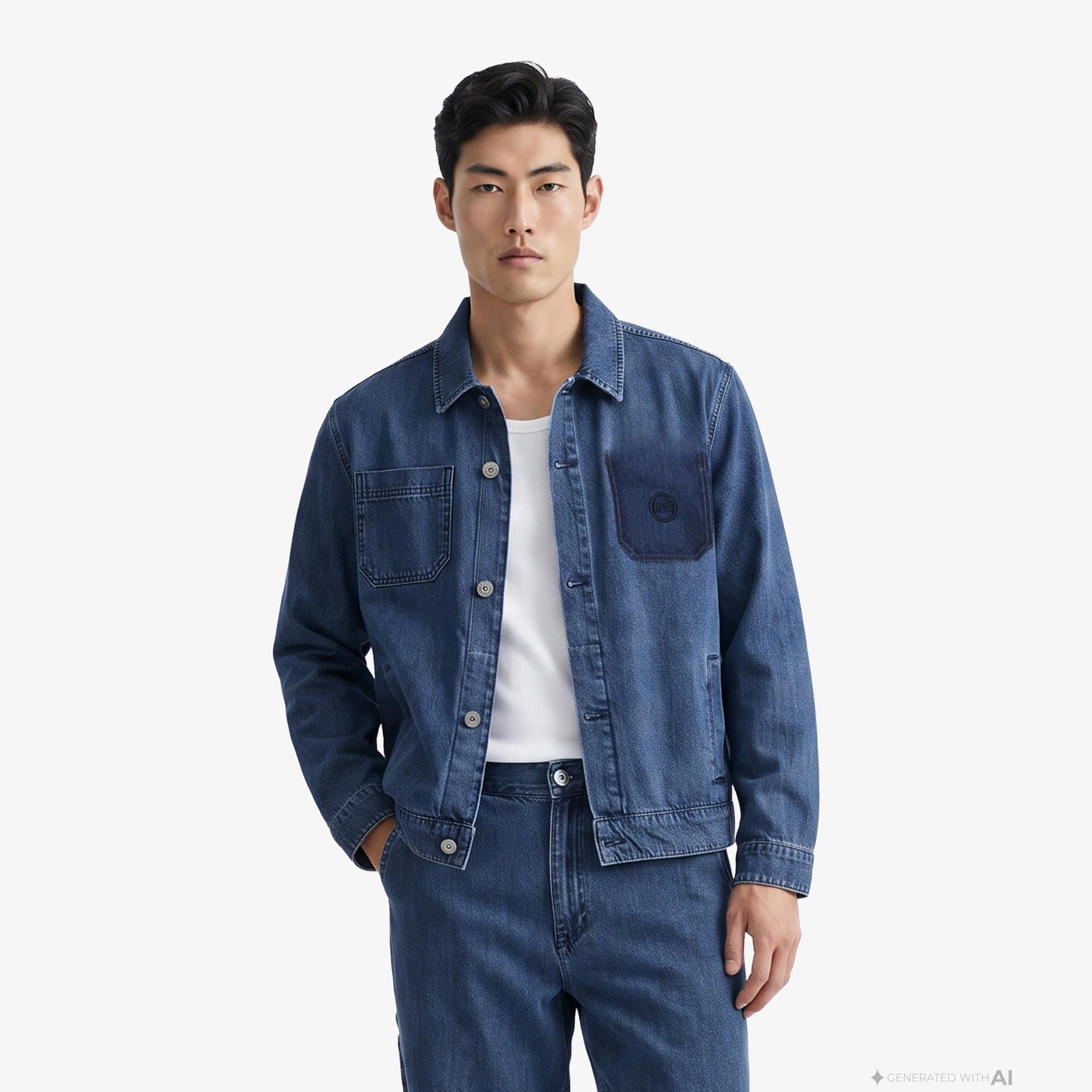 UNITED4 Classic Fit Erkek Mavi Ceket