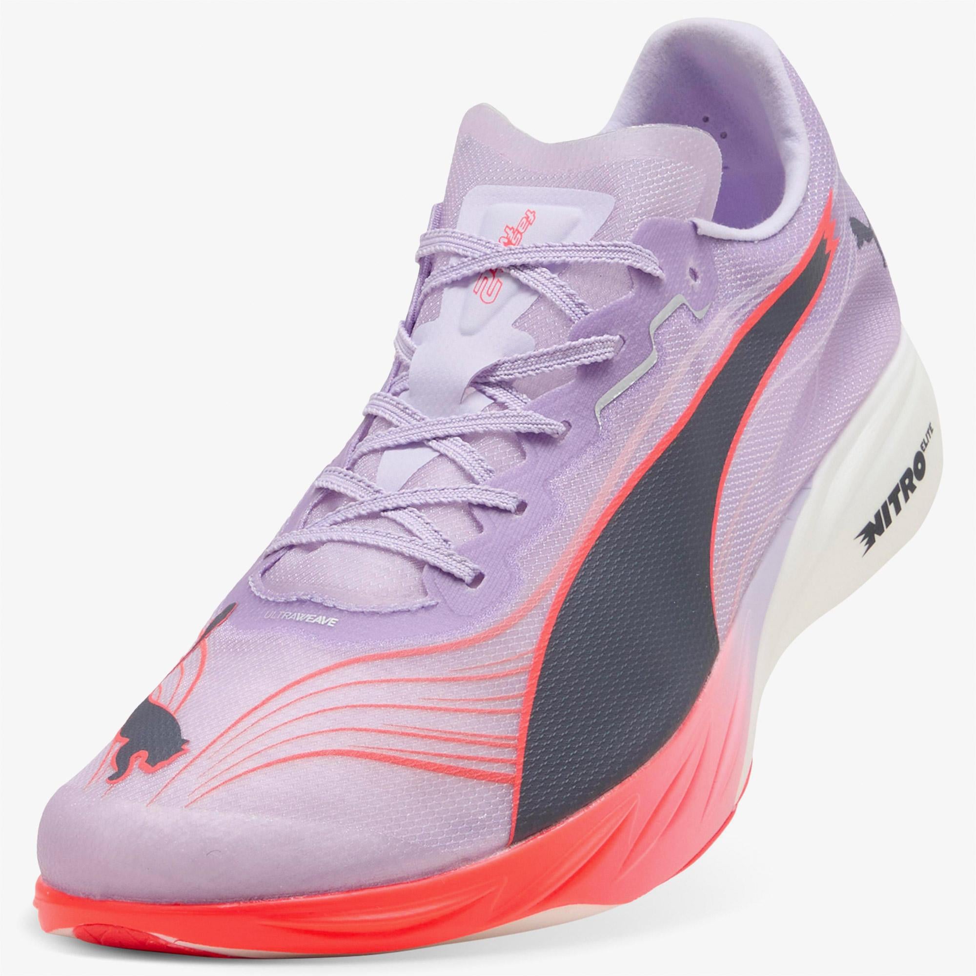 Puma Fast-Fwd Nitro Elite 2 Erkek Mor Koşu Ayakkabısı