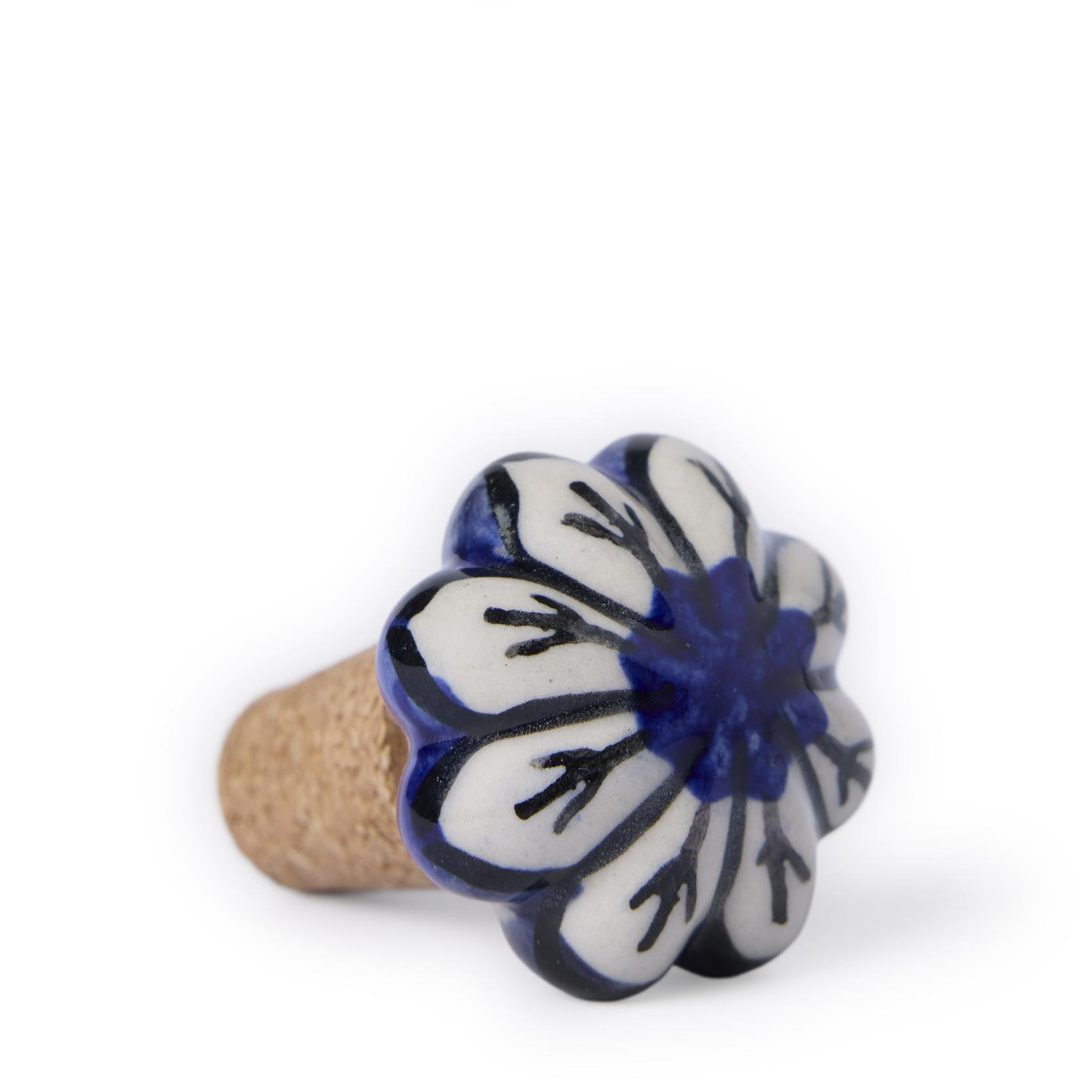 YARGICI Çiçek Desenli Şişe Tıpası(5 Cm)