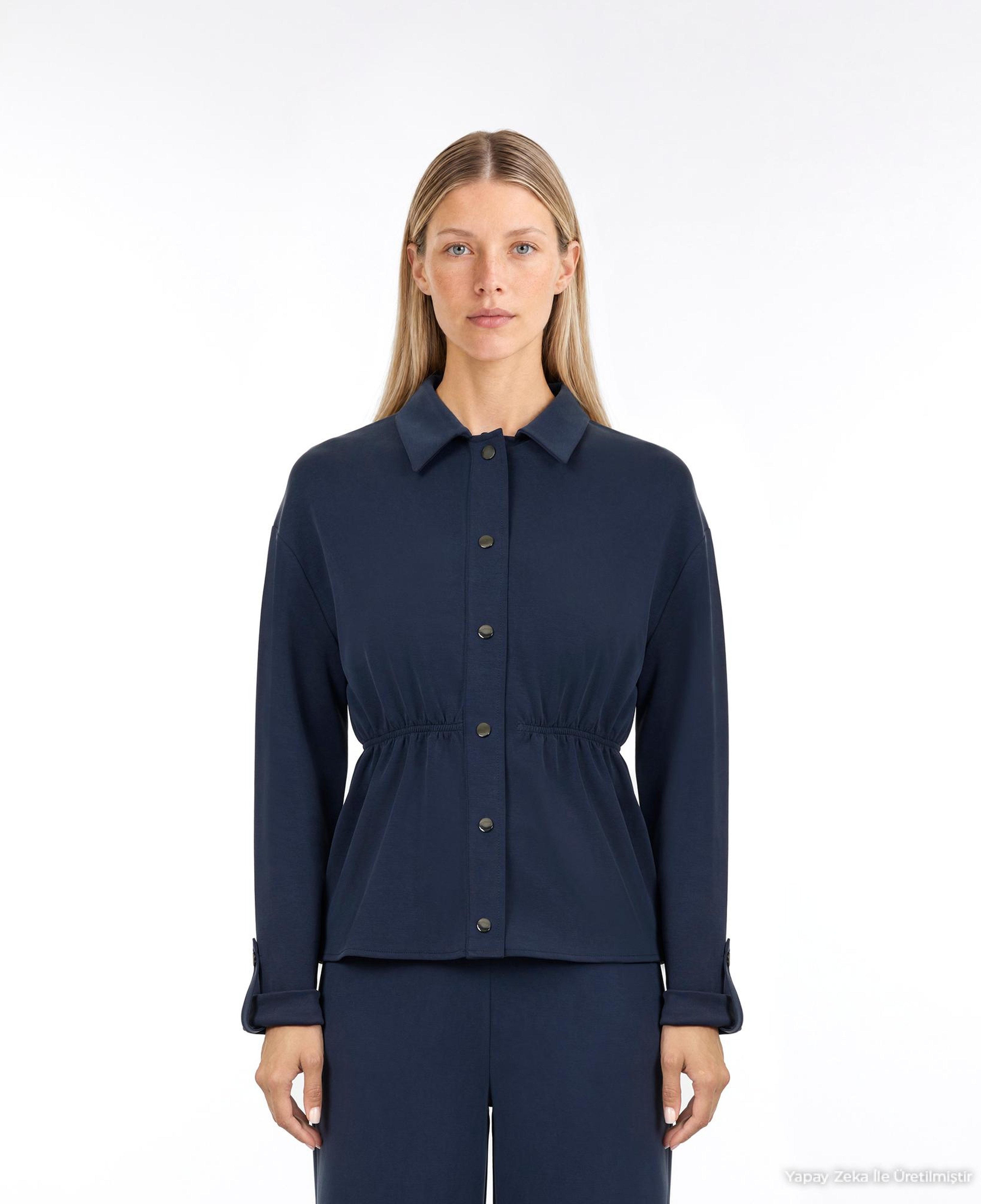 YARGICI Regular Polo Yaka Uzun Kol Sweatshirt